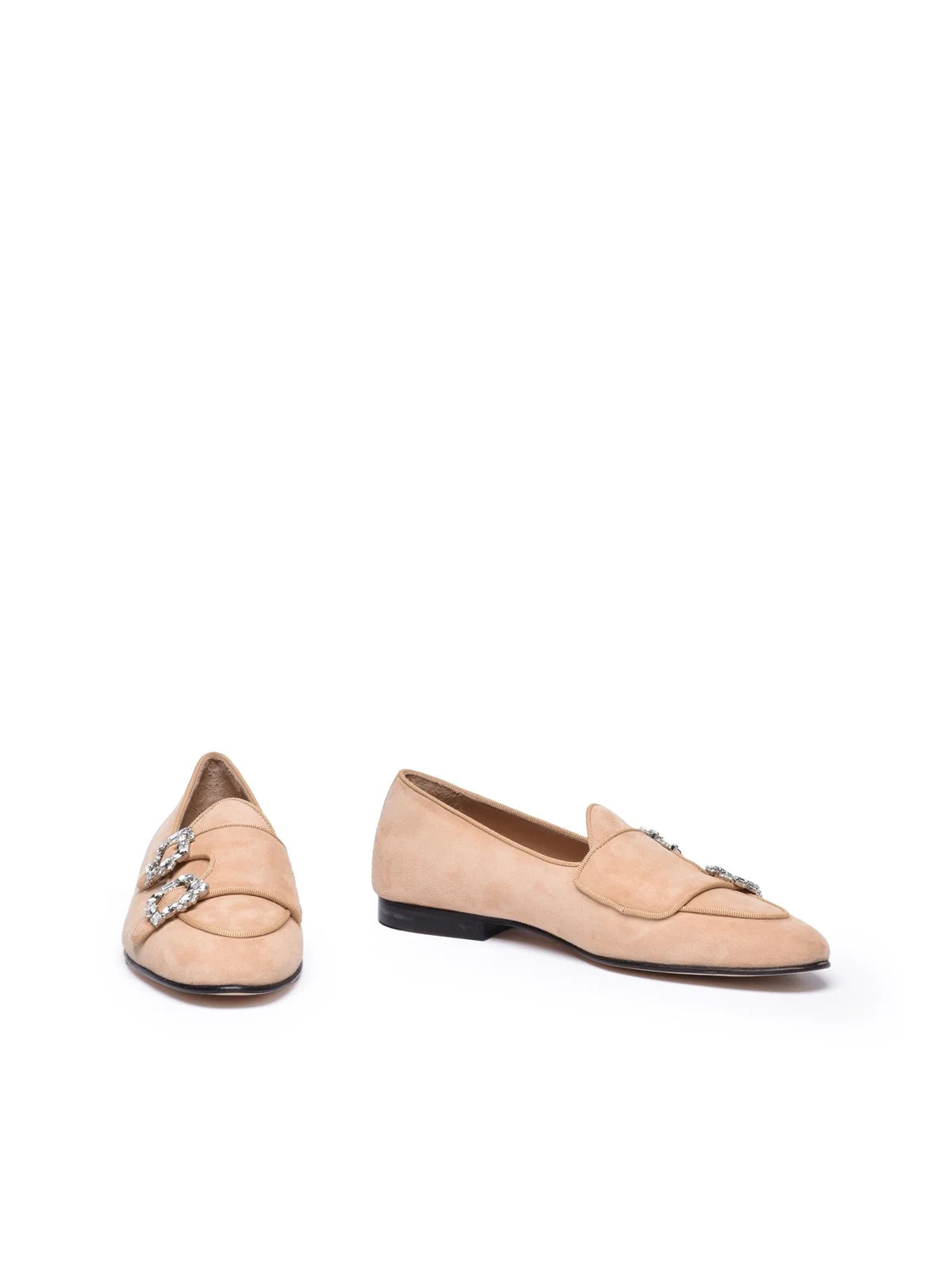 Beige Suede Leather Men's Suede Loafer