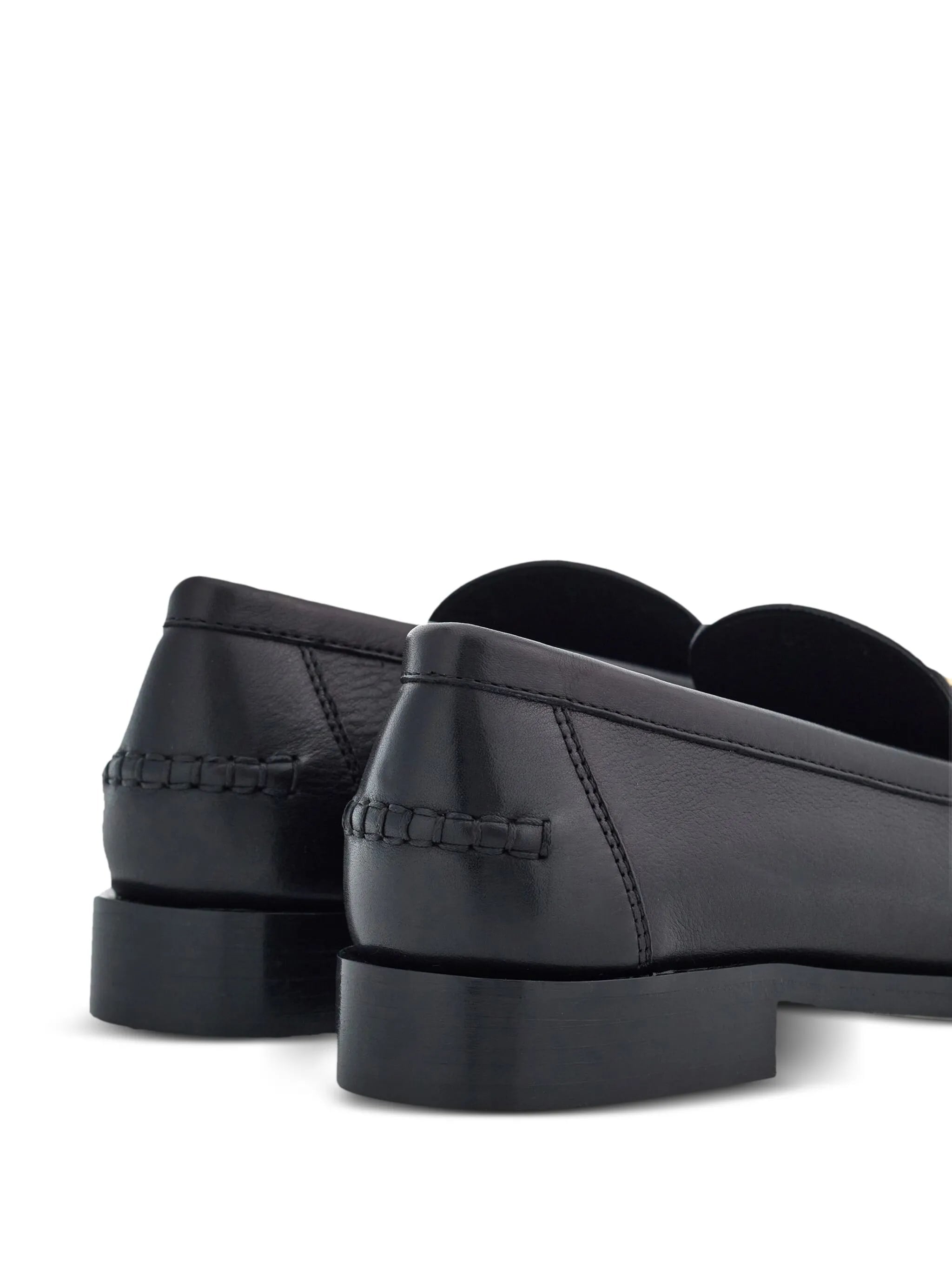 Black Maryan 2 Vegetable-Tanned Leather Moccasins