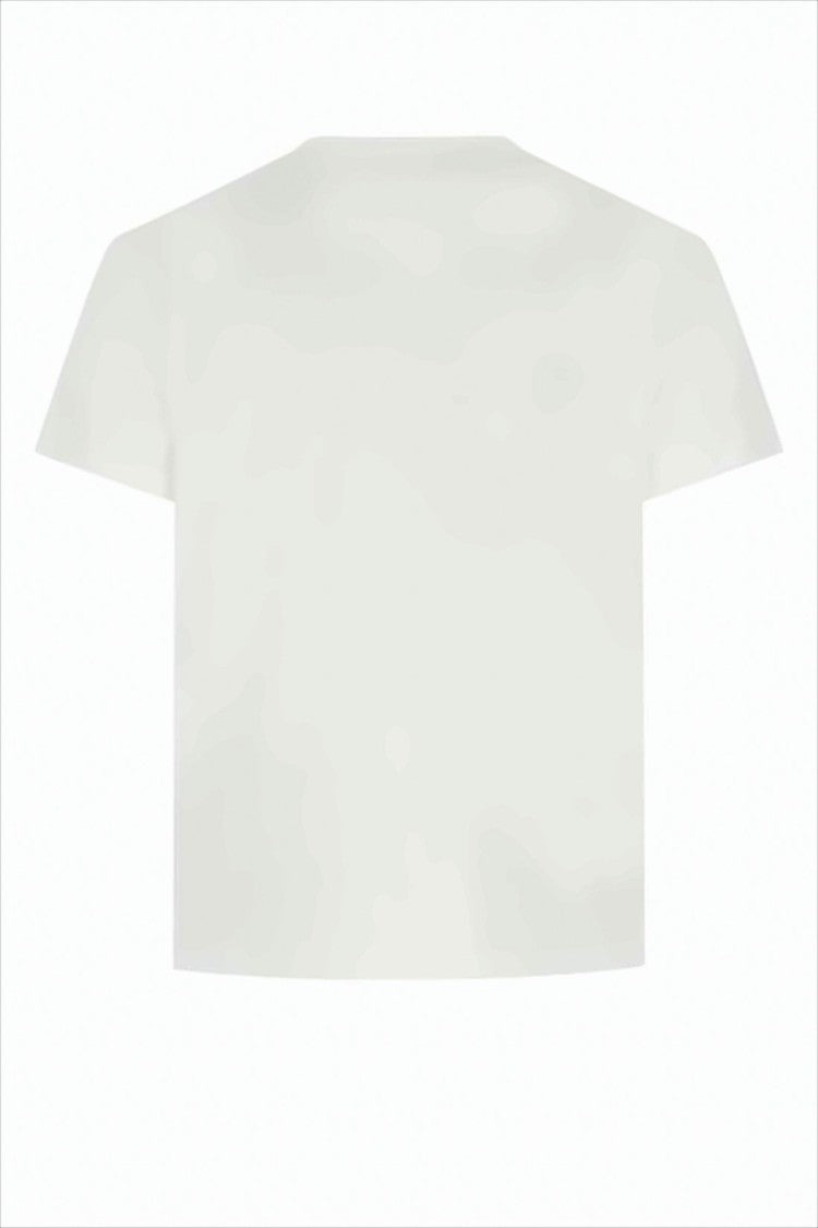 Boxy-Cut Short-Sleeved T-Shirt With Minimalist Design