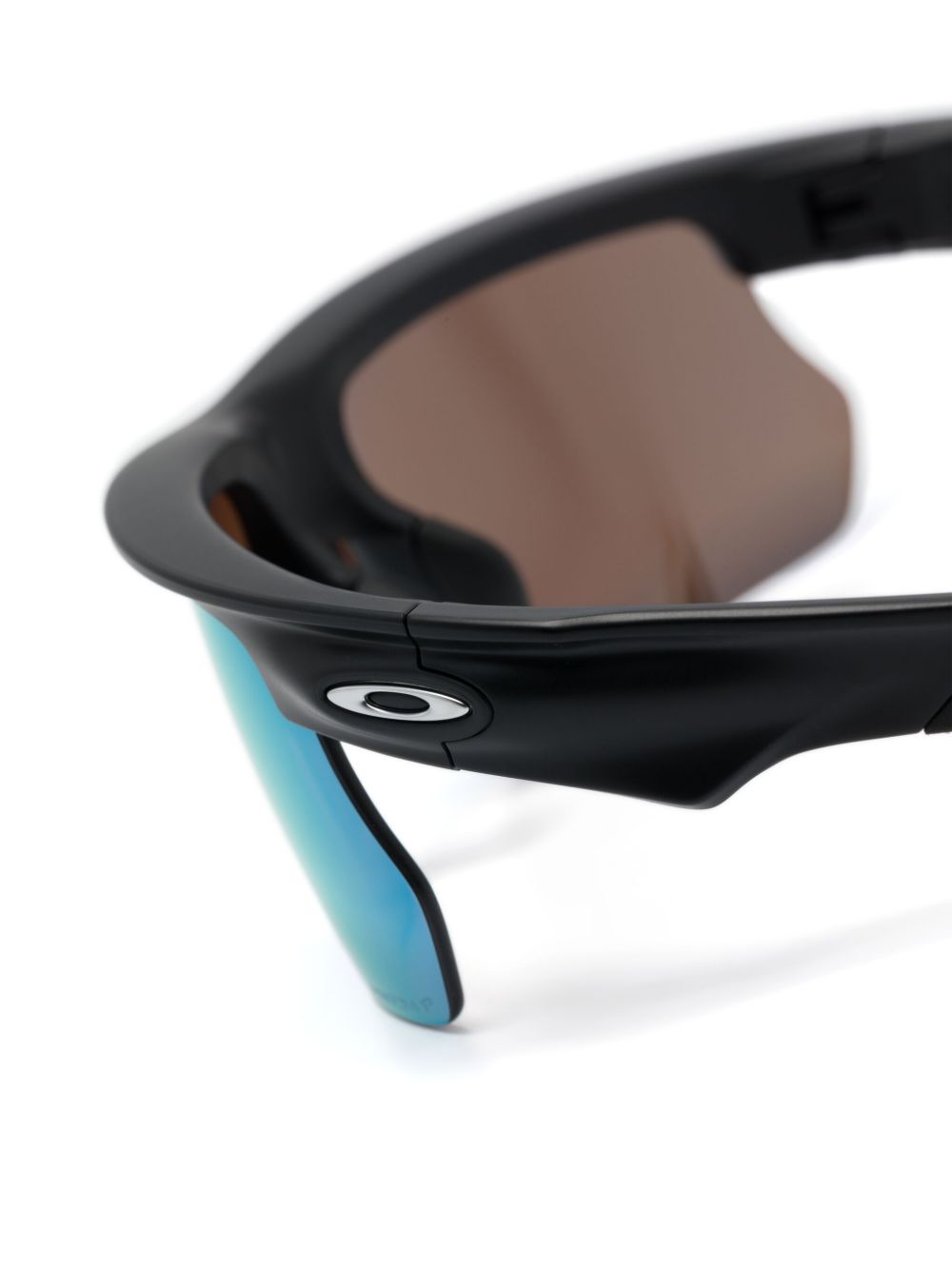 Gradient Tinted Wraparound Sunglasses With Lightweight Frame