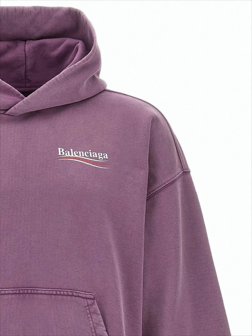 Relaxed Fit Washed Cotton Hoodie