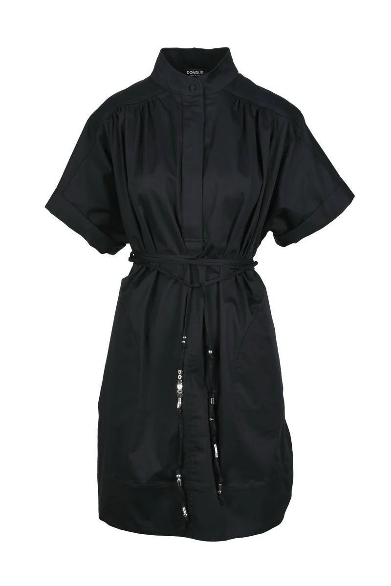 Short Tunic Dress - Black