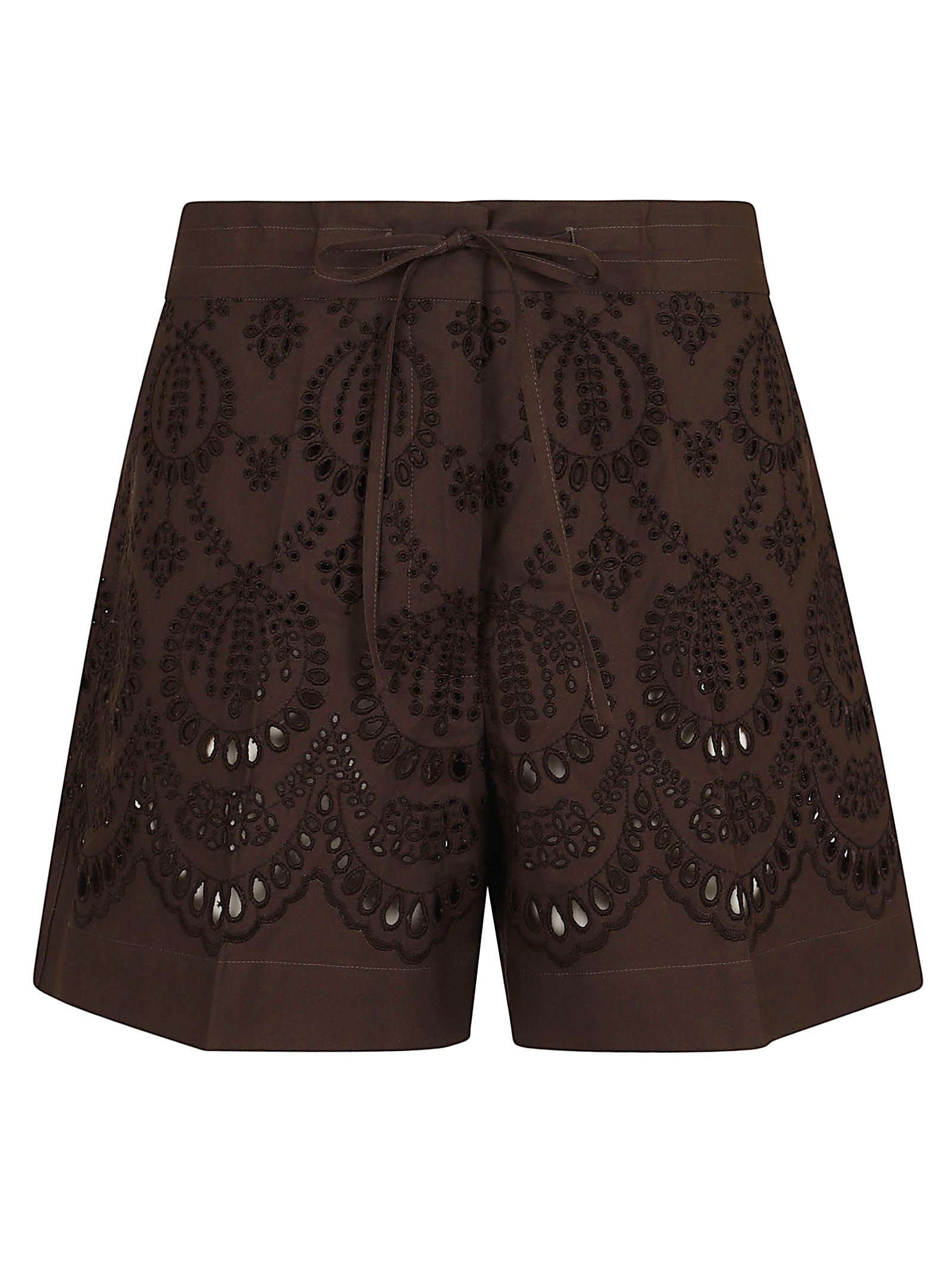 Wide-Leg Bermuda Shorts