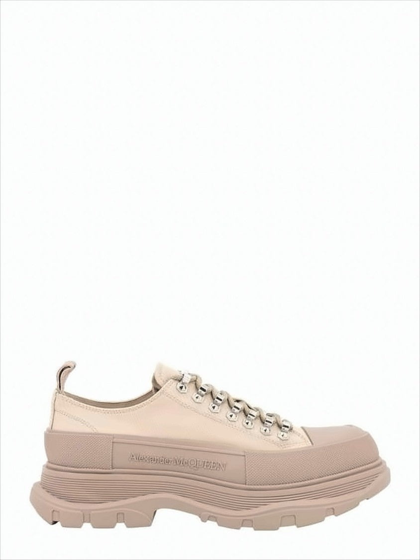 Monochrome Sneakers With Textured Sole