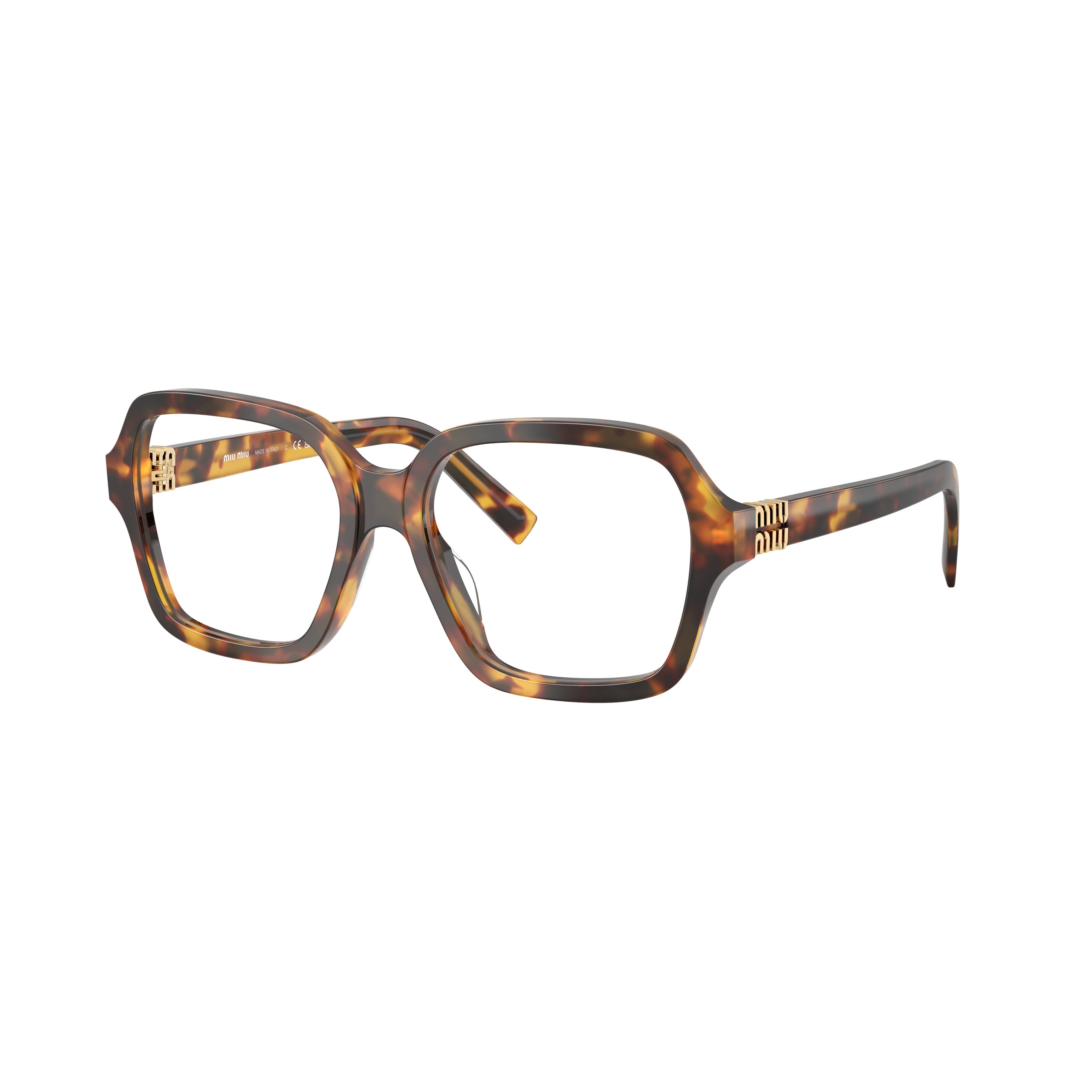 0mu 03yv Oversized Tortoiseshell Square Sunglasses