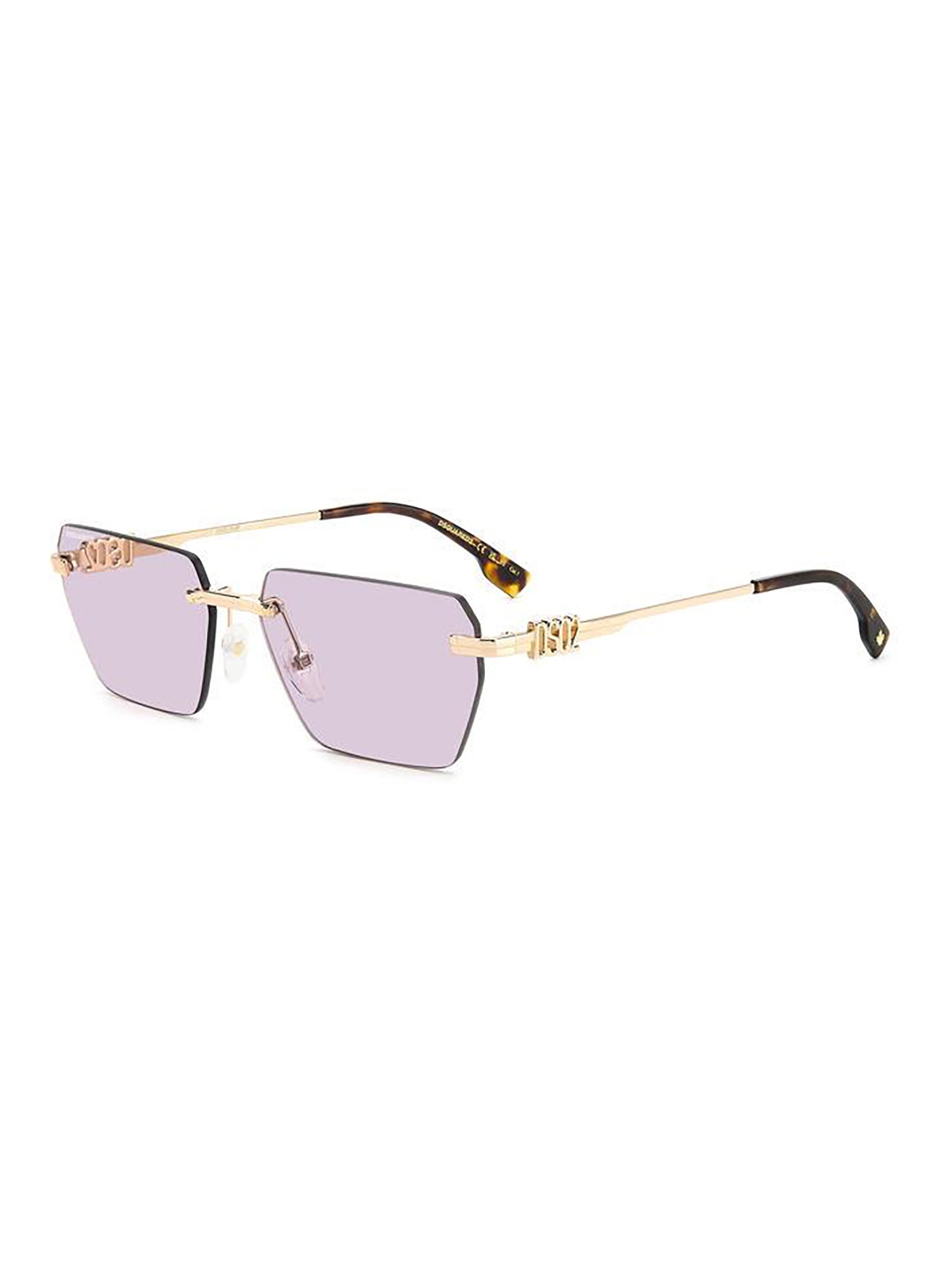Hexagonal Metal Frame Sunglasses