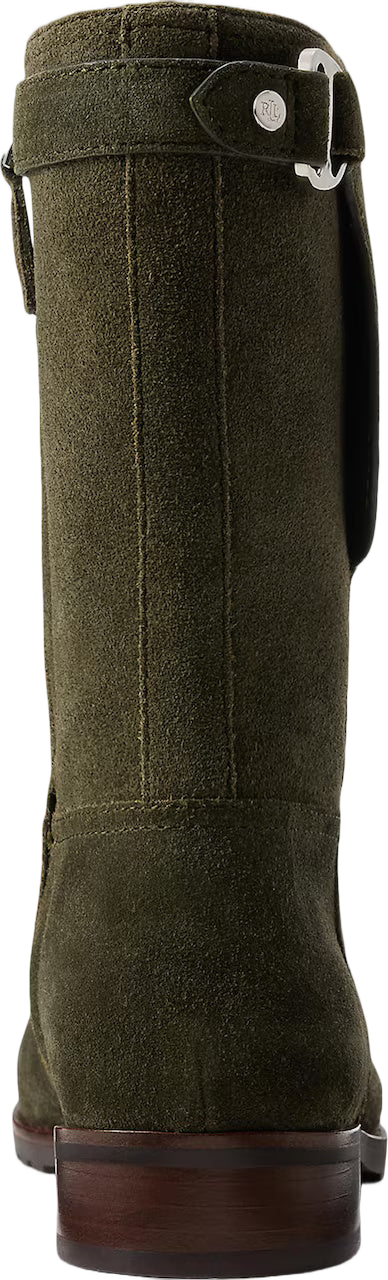 Elegant Mid-Boots With Decorative Strap