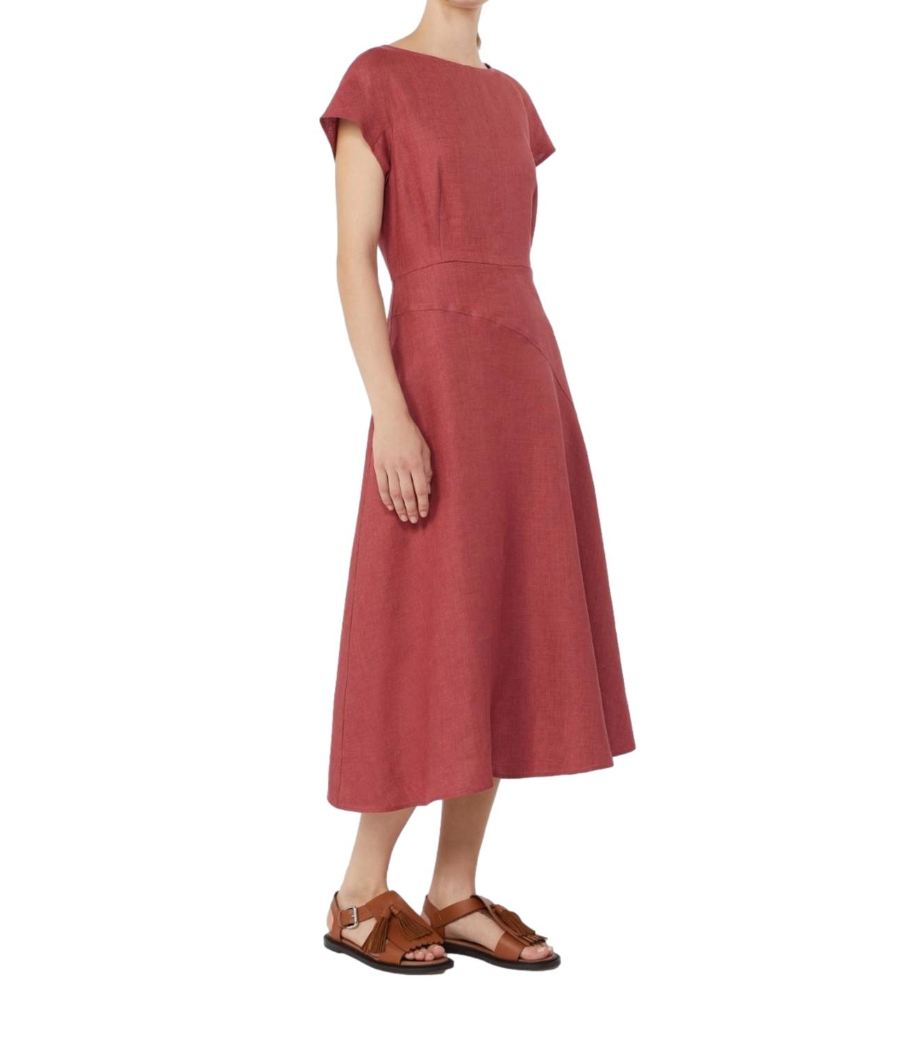Cherry Red Wkdesordio Wool Dress