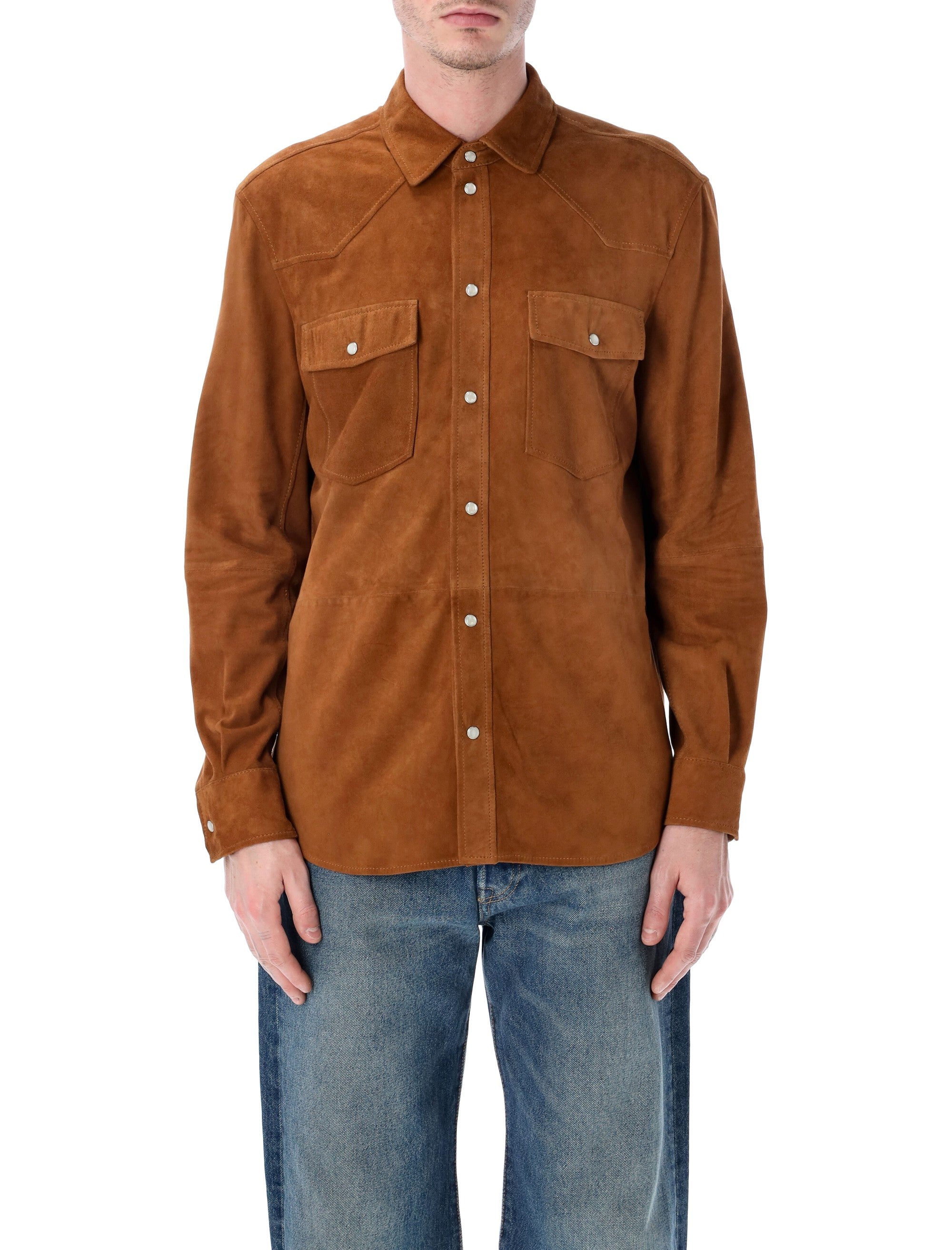 Sword 6.6.44 Suede Texan Shirt
