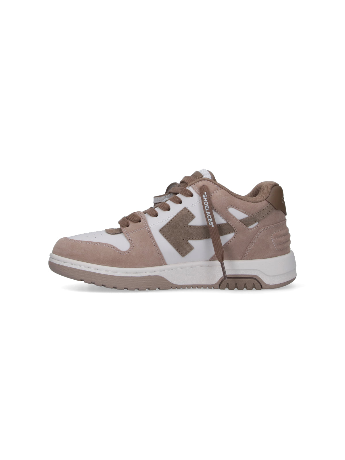 Rounded Toe Low-Top Sneakers With Iconic Arrow Logo