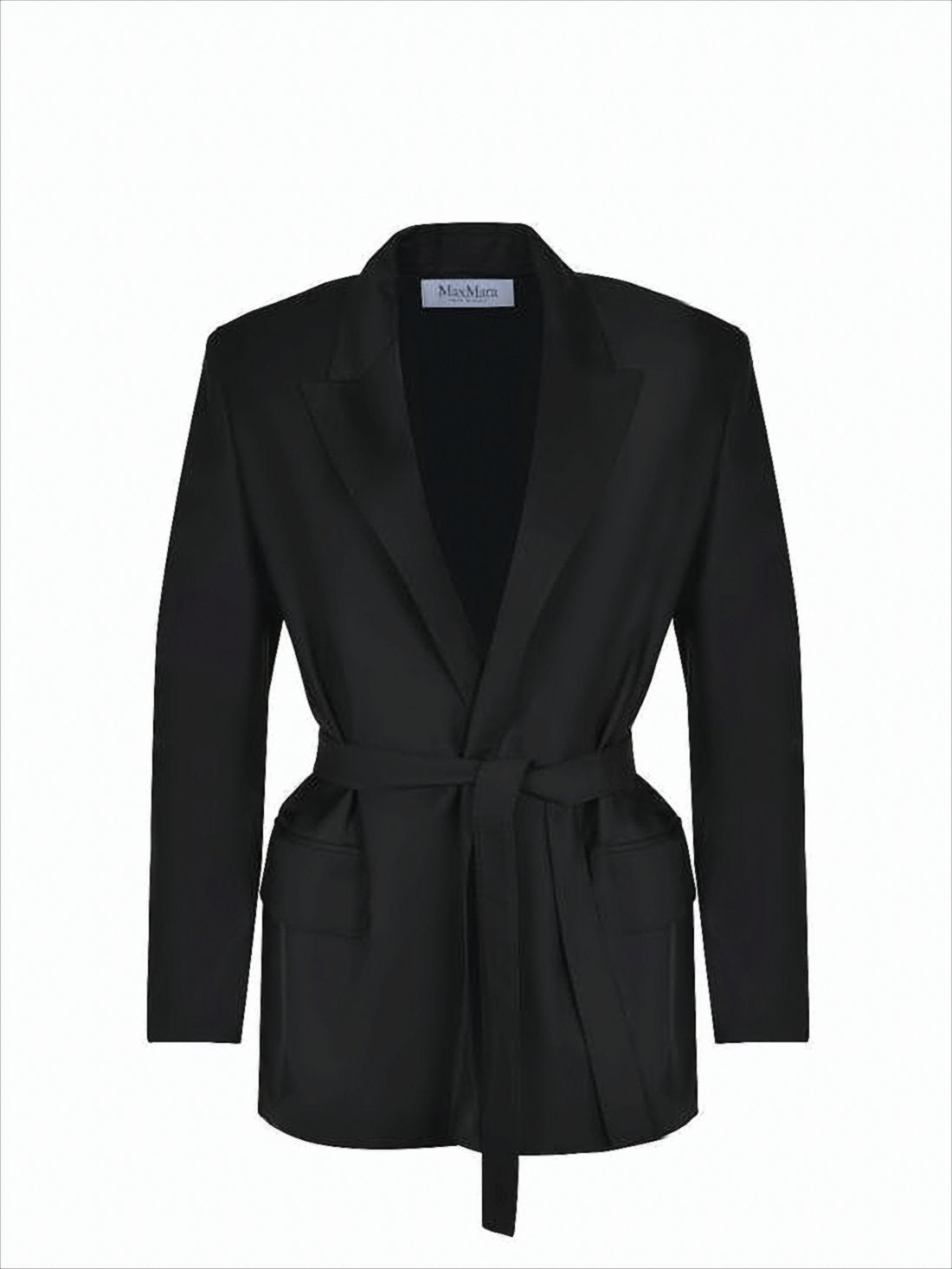 Tailored Wool Coat With Notched Lapel