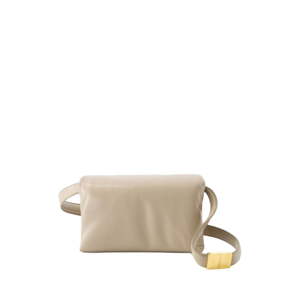 Hobo Small Prisma Bag - Leather - Beige