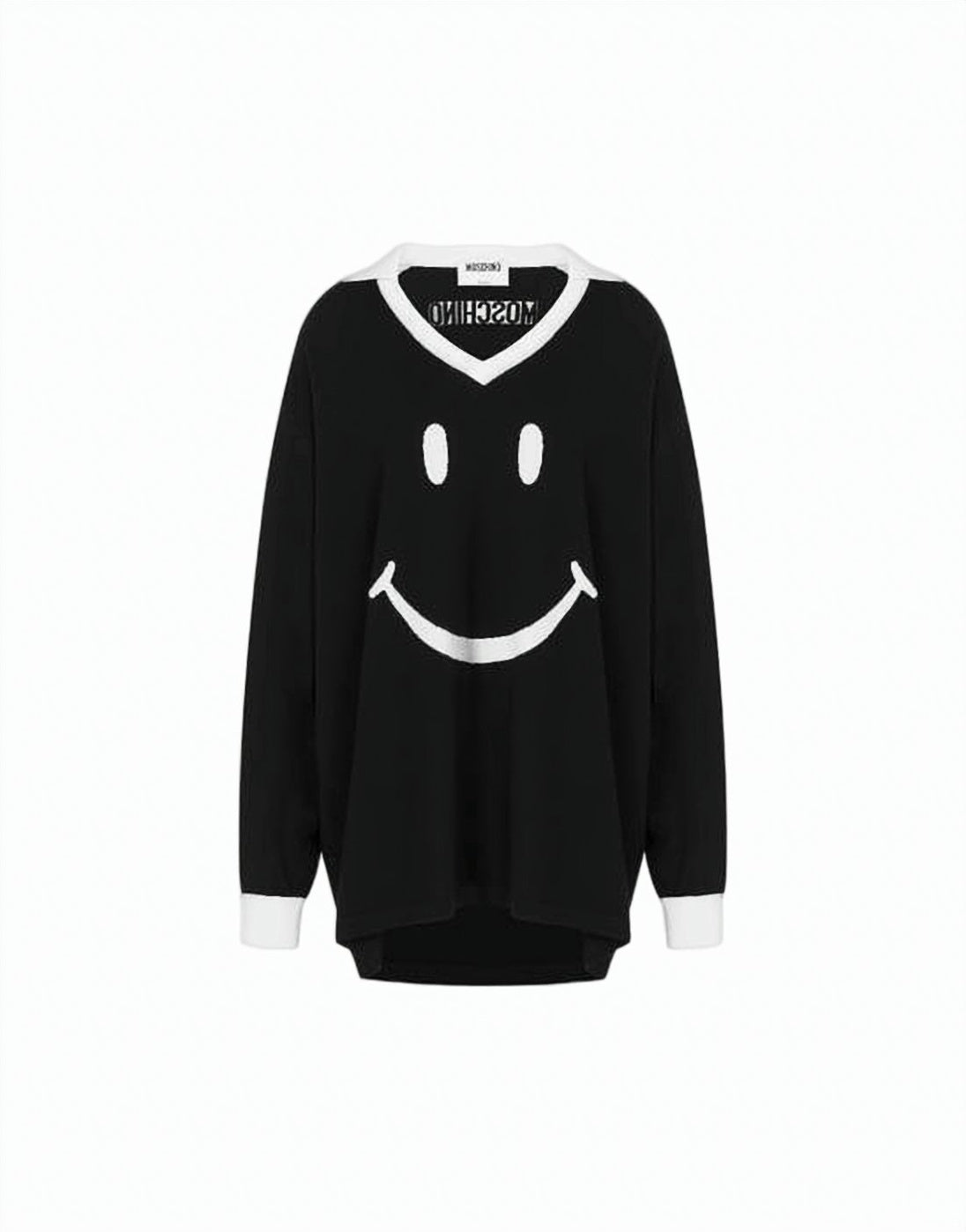 Relaxed Fit V-Neck Wool Sweater