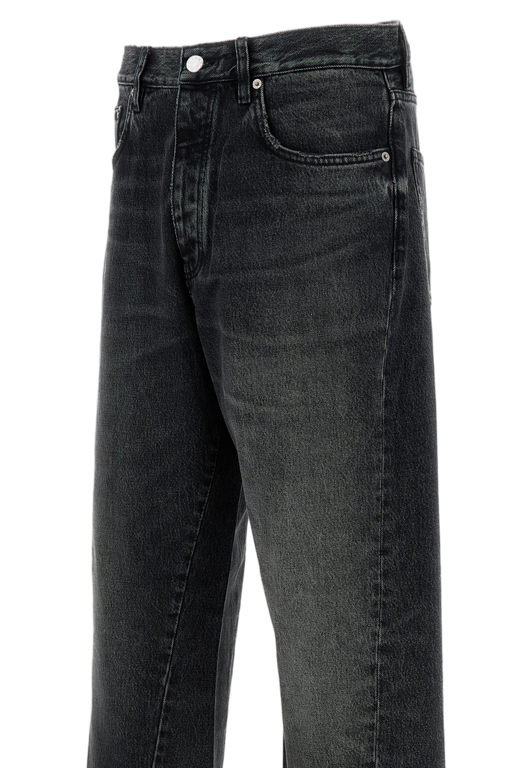 Black Wide Twist Organic Jeans
