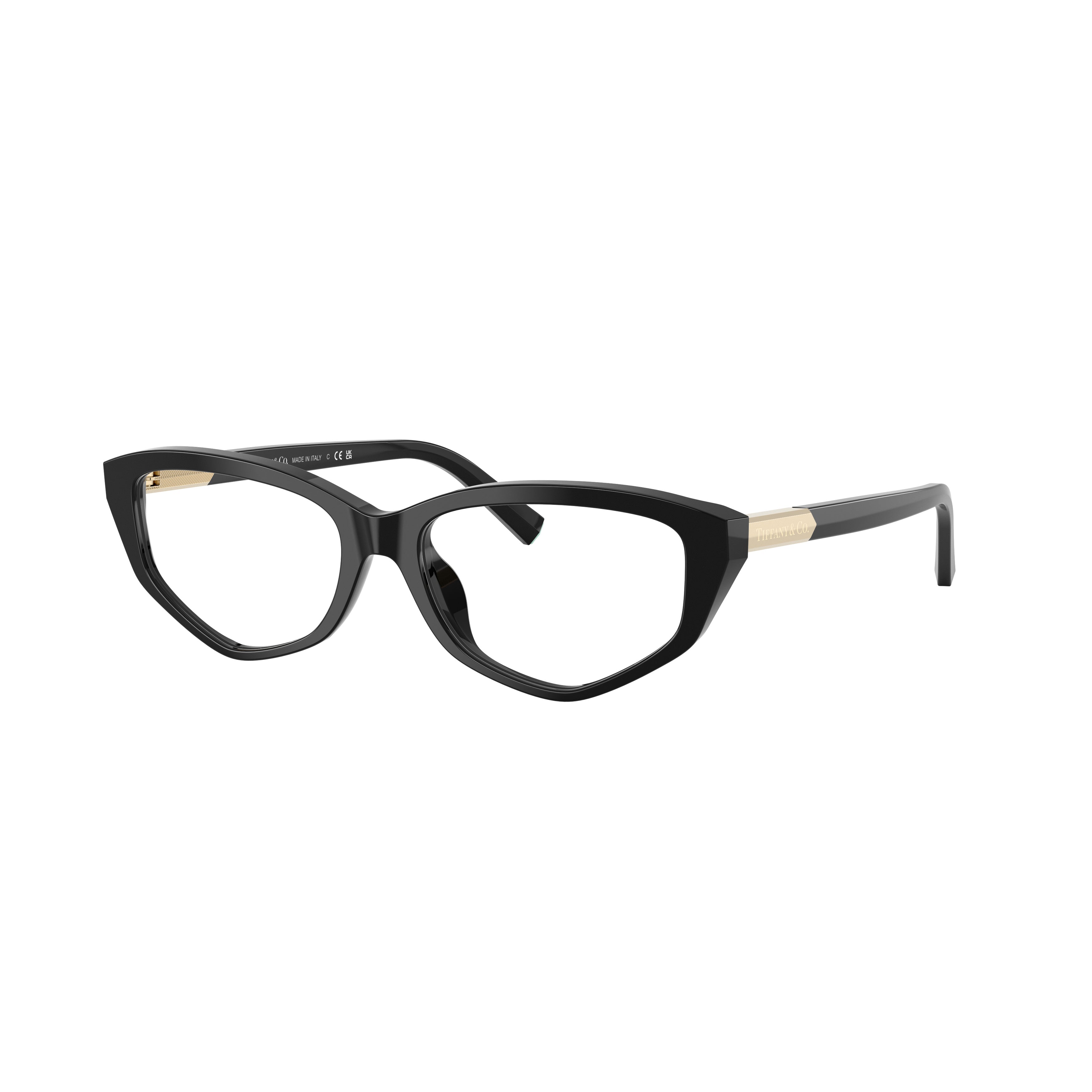 0tf2276 Cat-Eye Black Acetate Eyeglasses