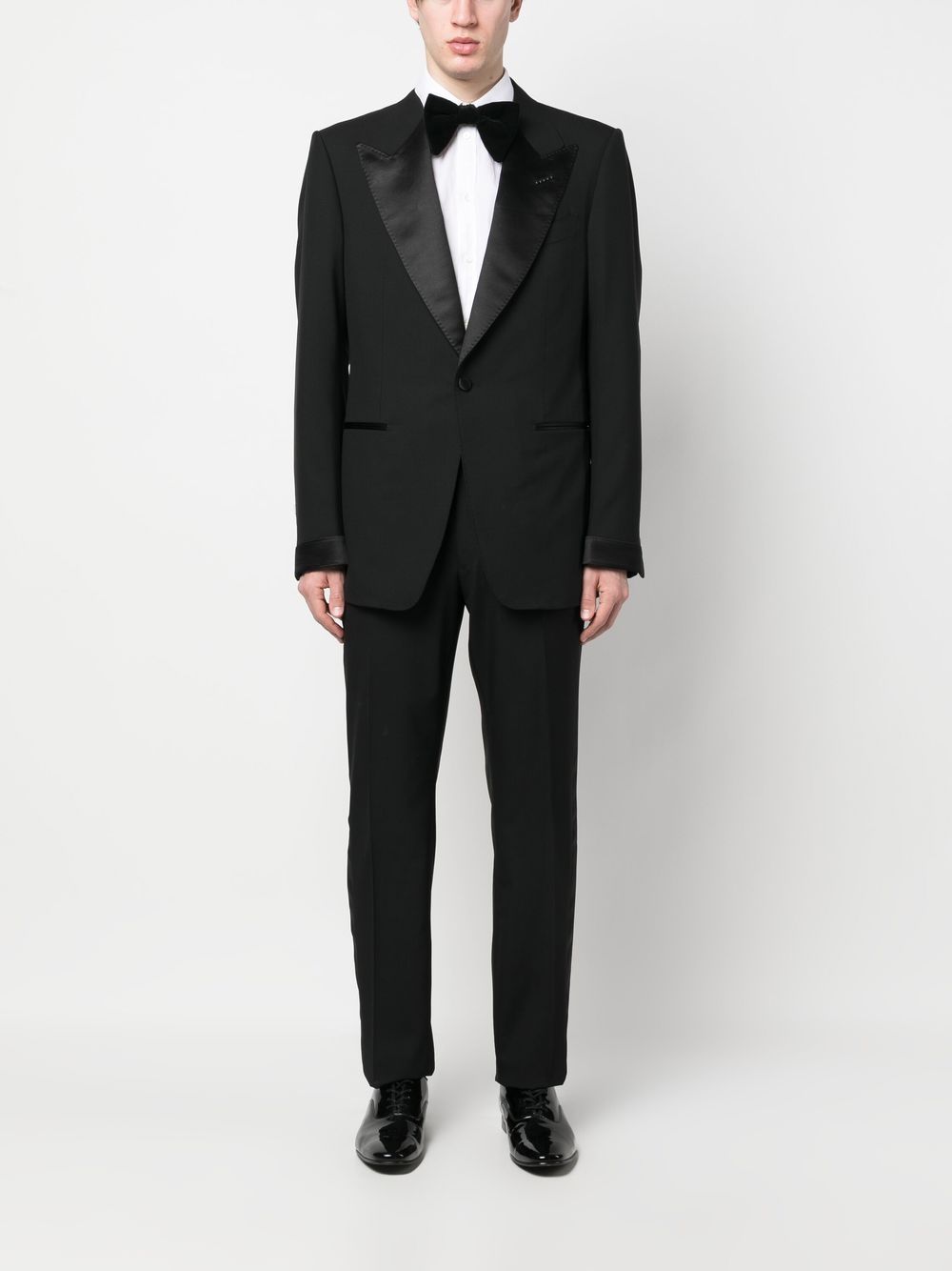 Peak Lapel Single-Breasted Suit