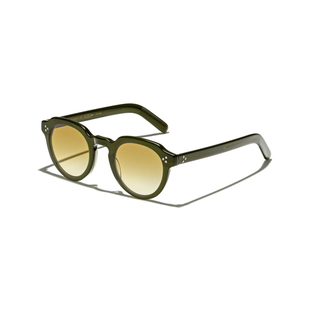 Or-Gav-S Gavolt Sun Rounded Acetate Sunglasses with Keyhole Bridge