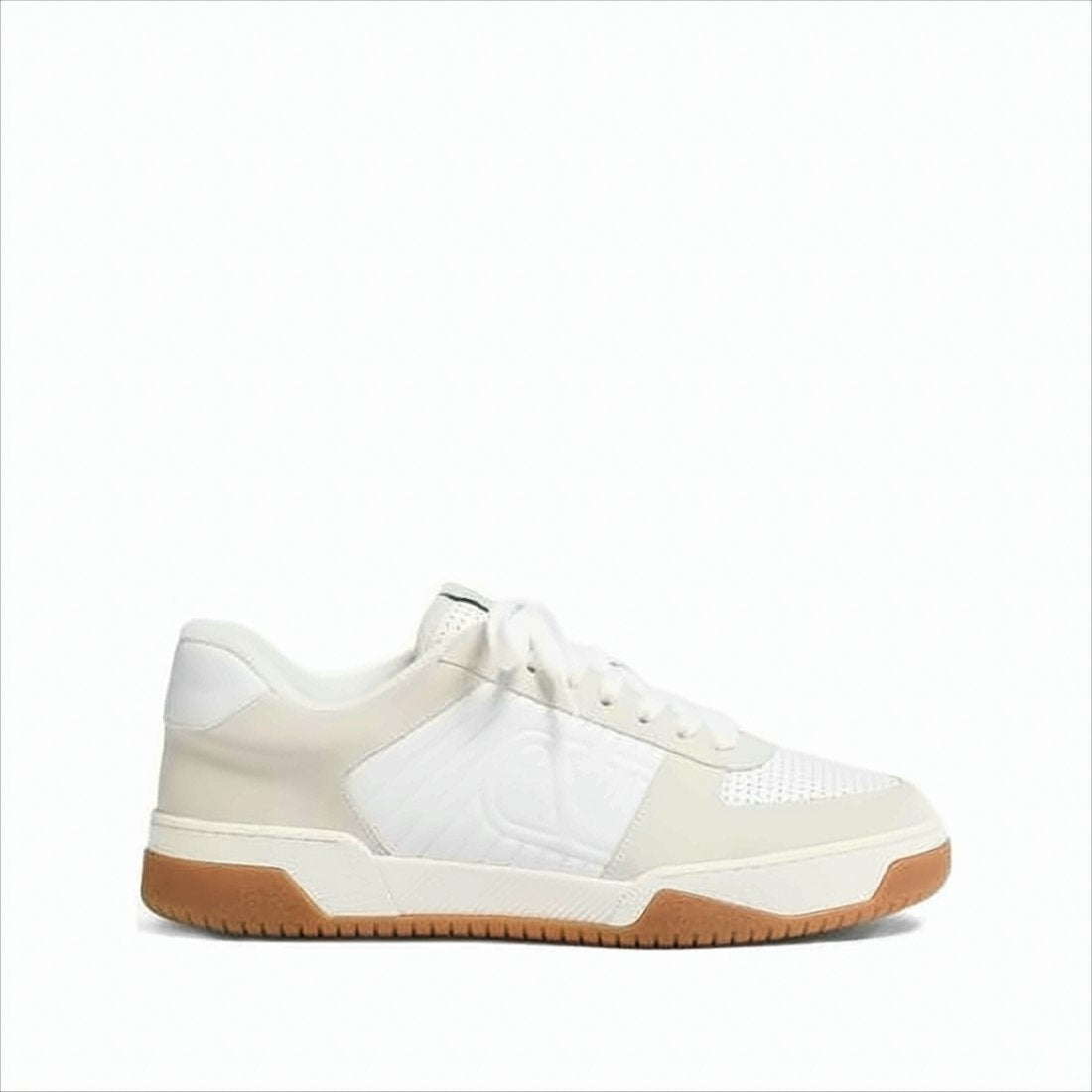 Low-Top Sneakers with Suede Overlays