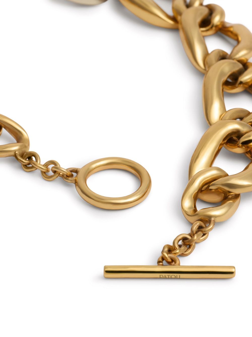 Polished Gold-tone Necklace