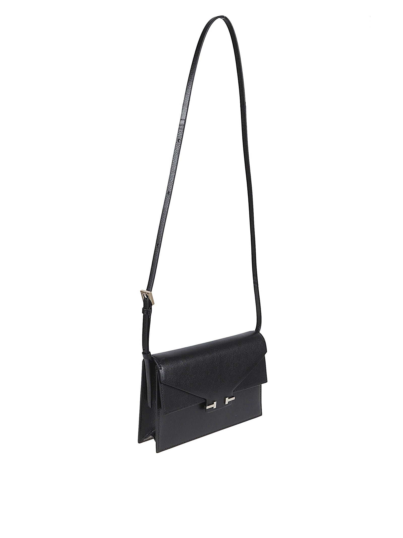 Supple Grain Shoulder Bag with Adjustable Strap and Removable Mirror