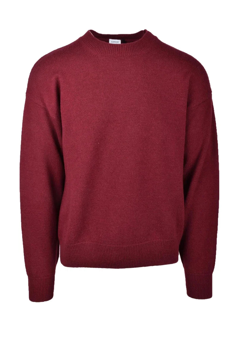 Merino Wool and Cashmere Pullover - Red