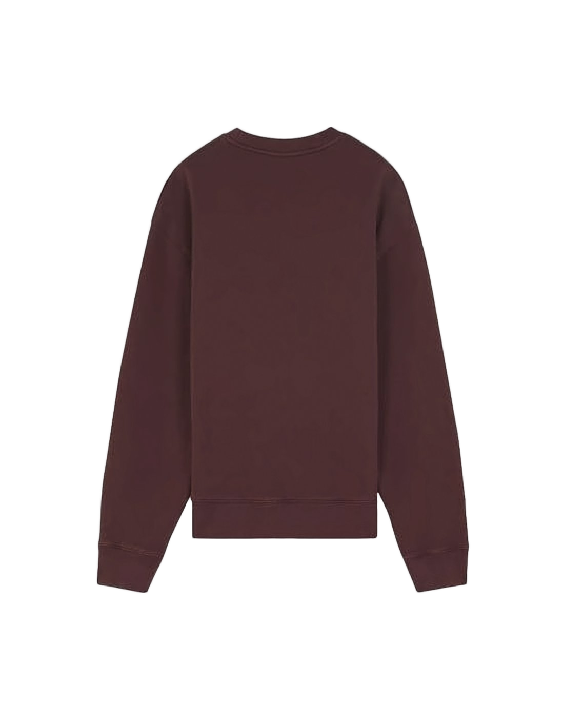Long-Sleeve Crewneck Sweatshirt with Subtle Embroidered Logo