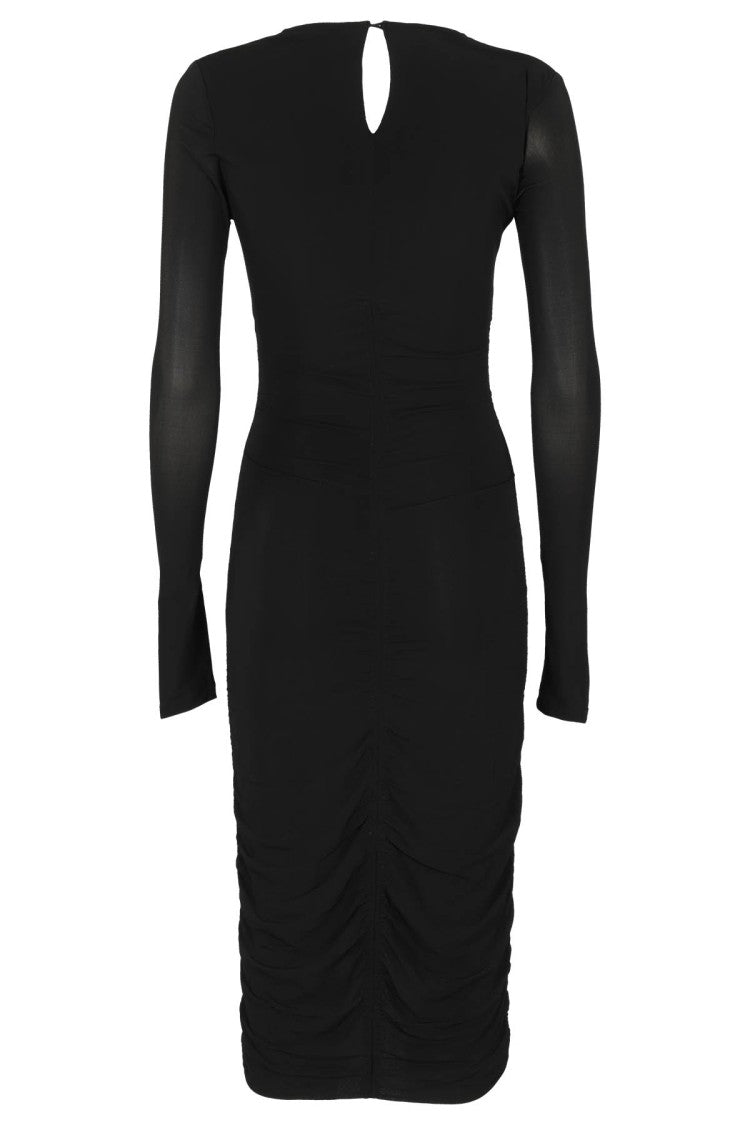 Logane Draped Midi Dress
