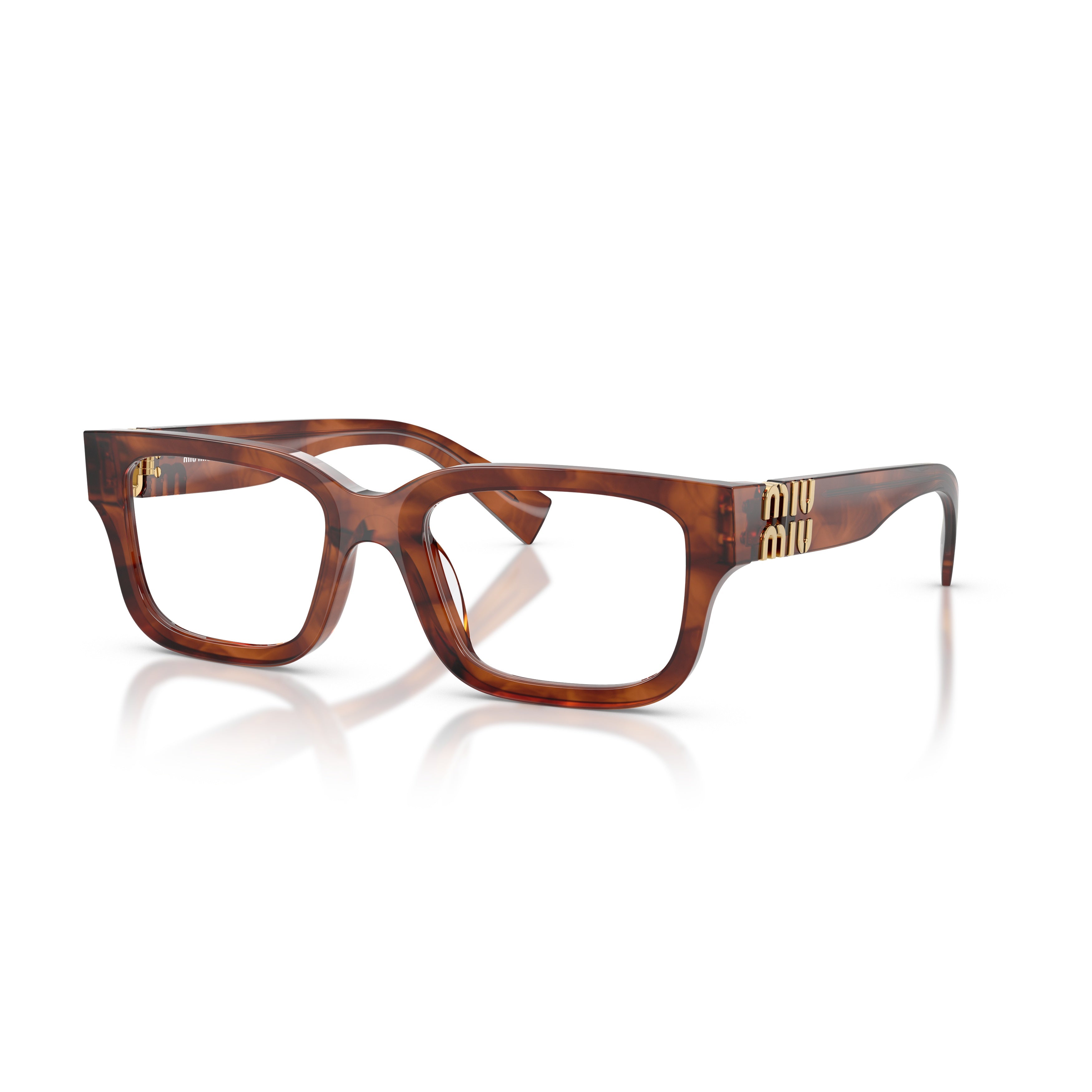 0mu 02yv Rectangular Tortoiseshell Acetate Sunglasses
