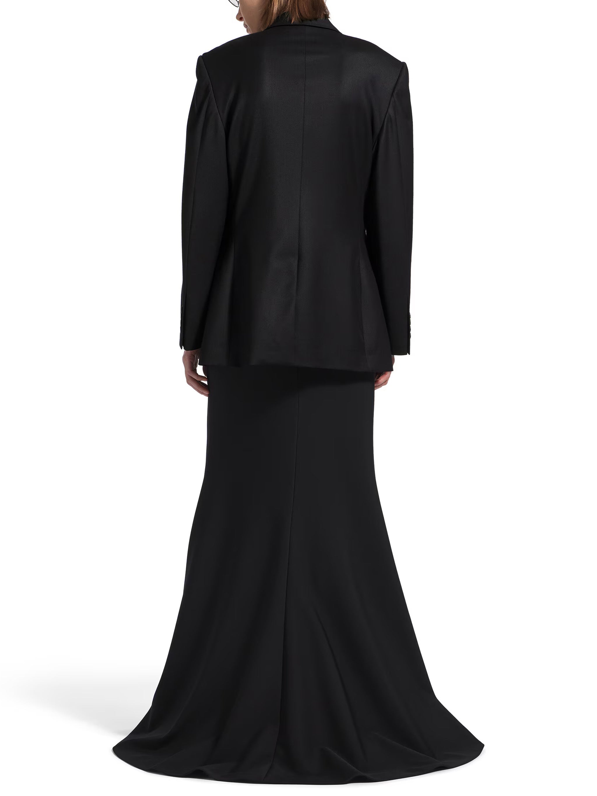 Black Standard Tailored Structured Blazer