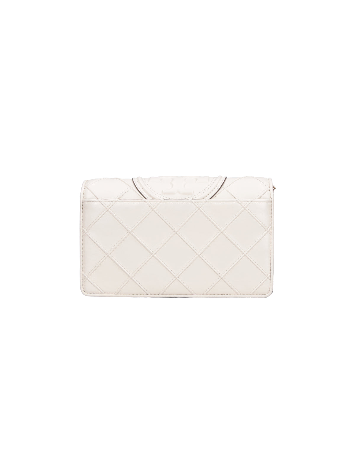 Cream Fleming Quilted Leather Wallet