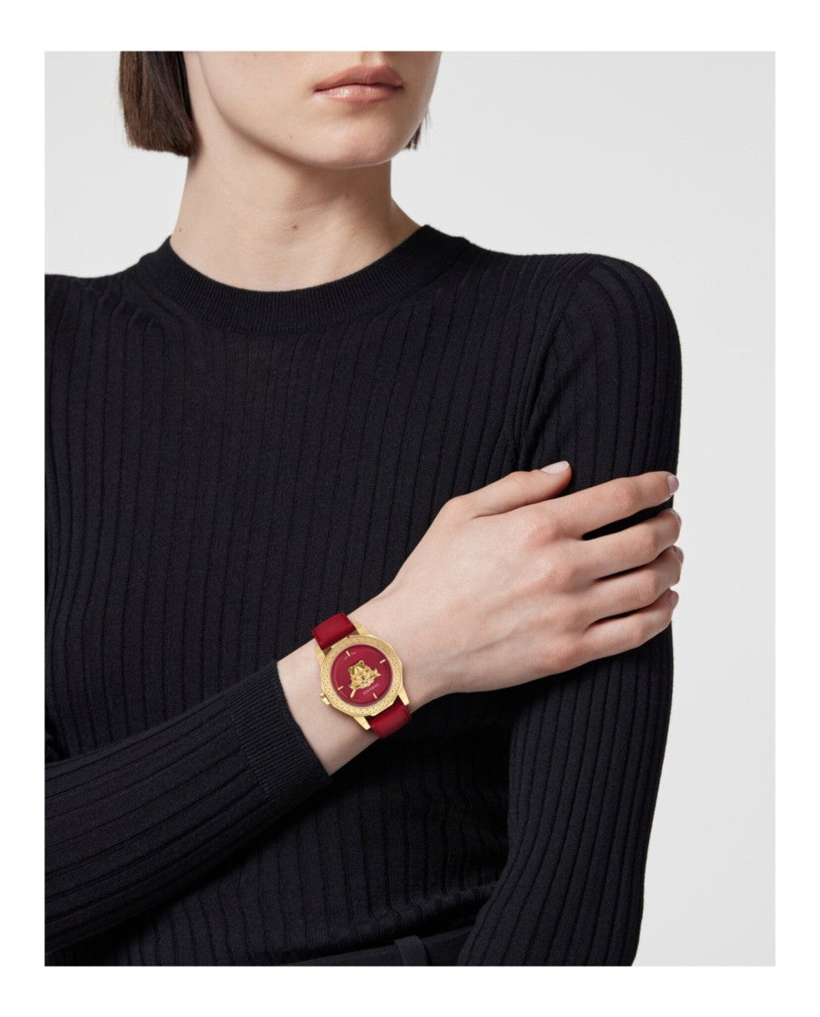 Medusa Deco Leather Watch