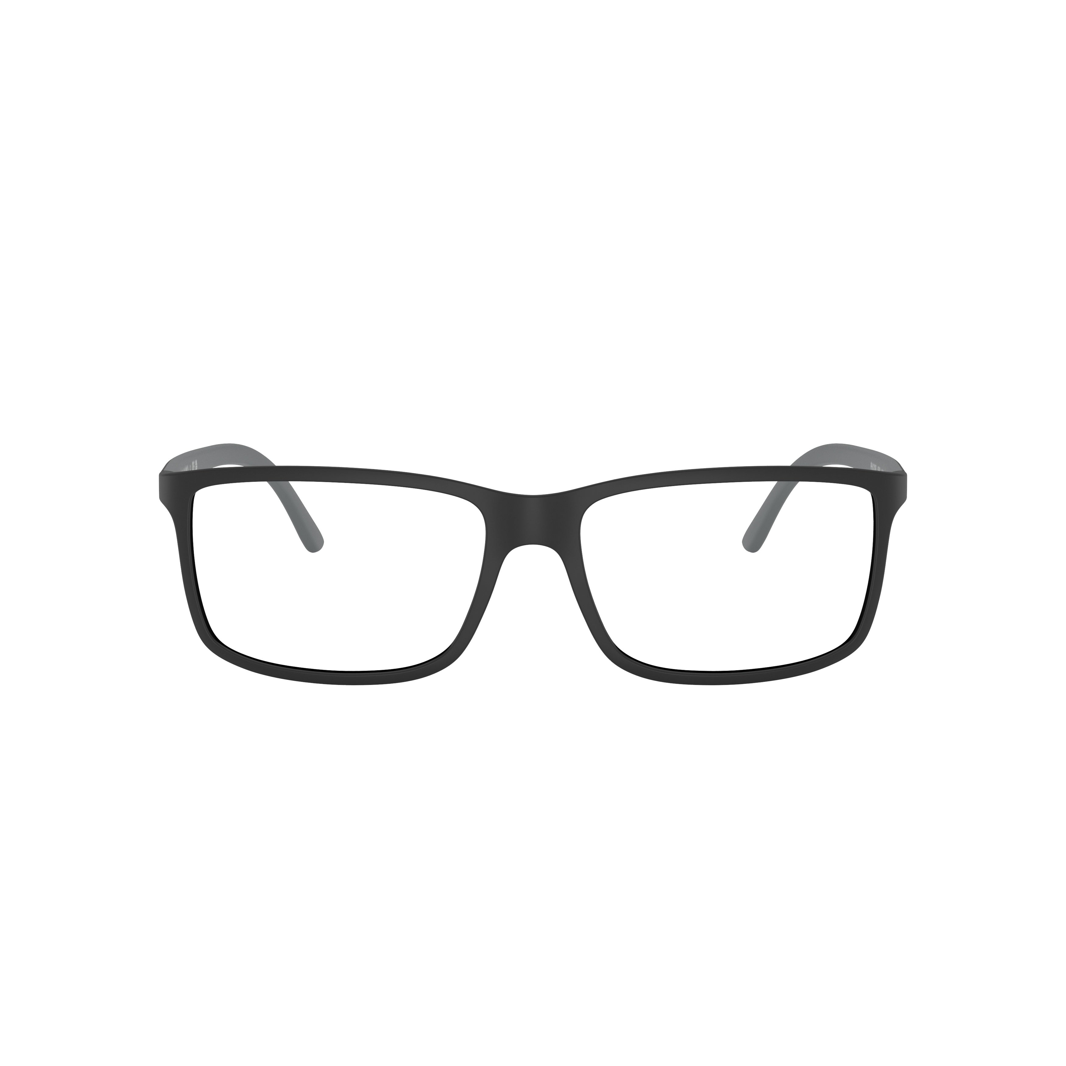 0ph2126 Matte Black Rectangular Eyeglasses