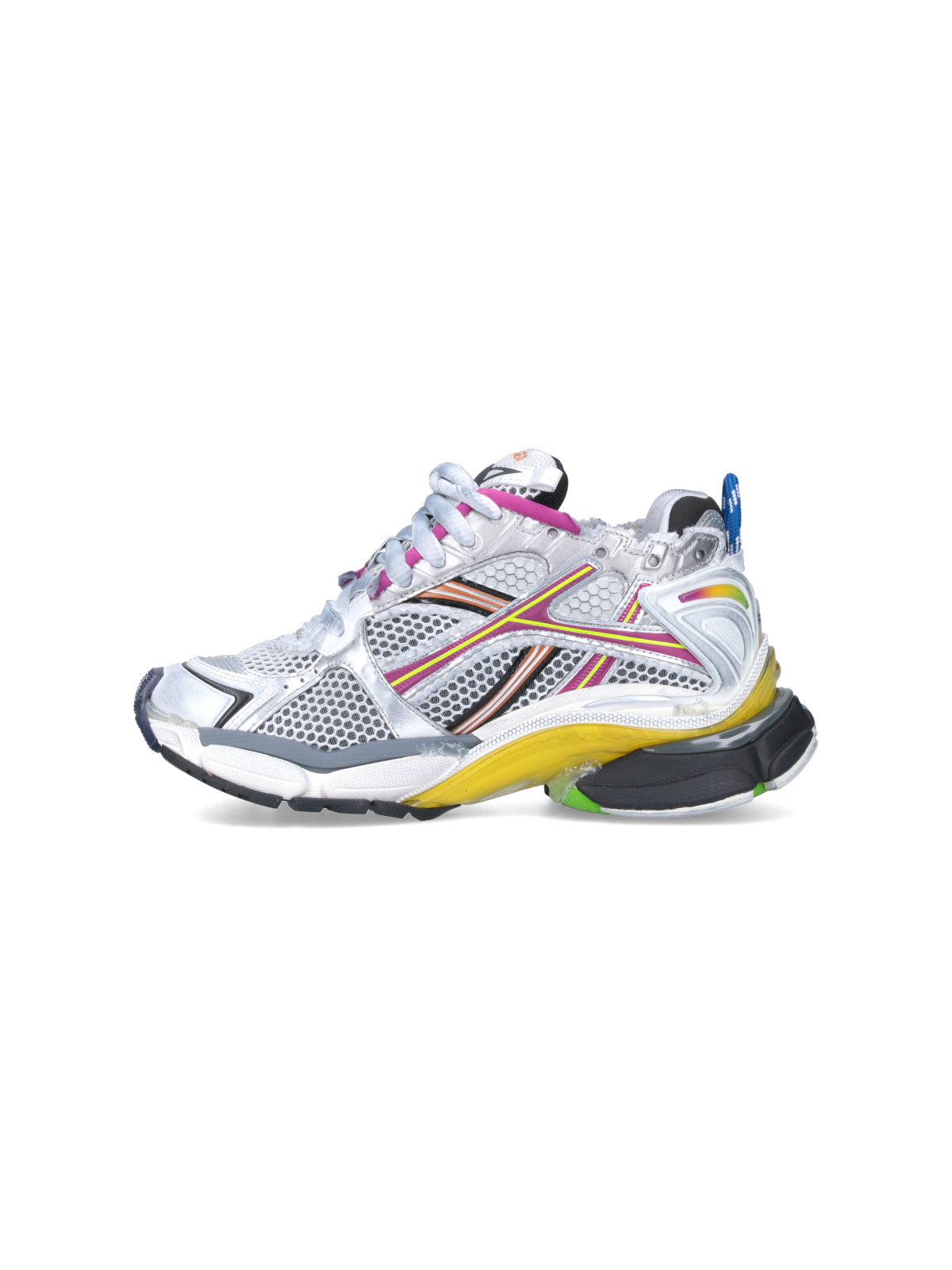 "Runner" Sneakers – Grey/Multicolor