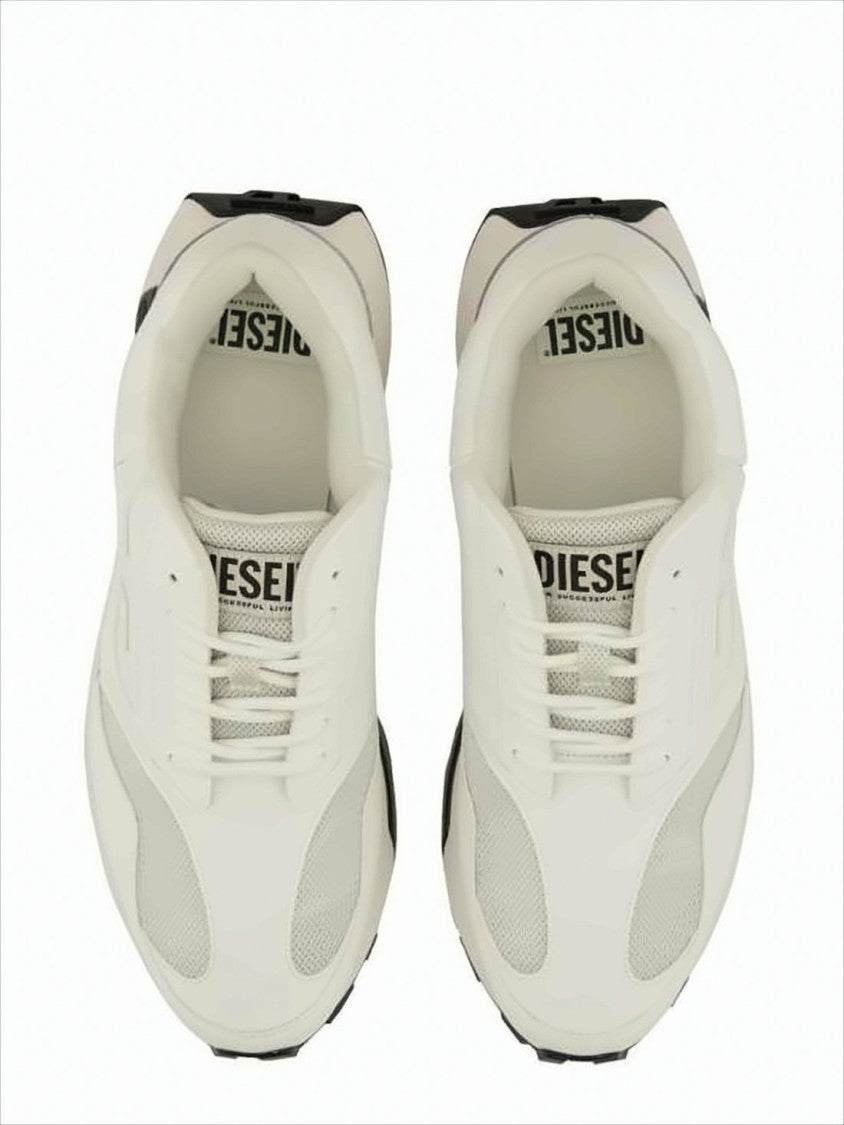 Lace-Up Sneakers with Smooth
