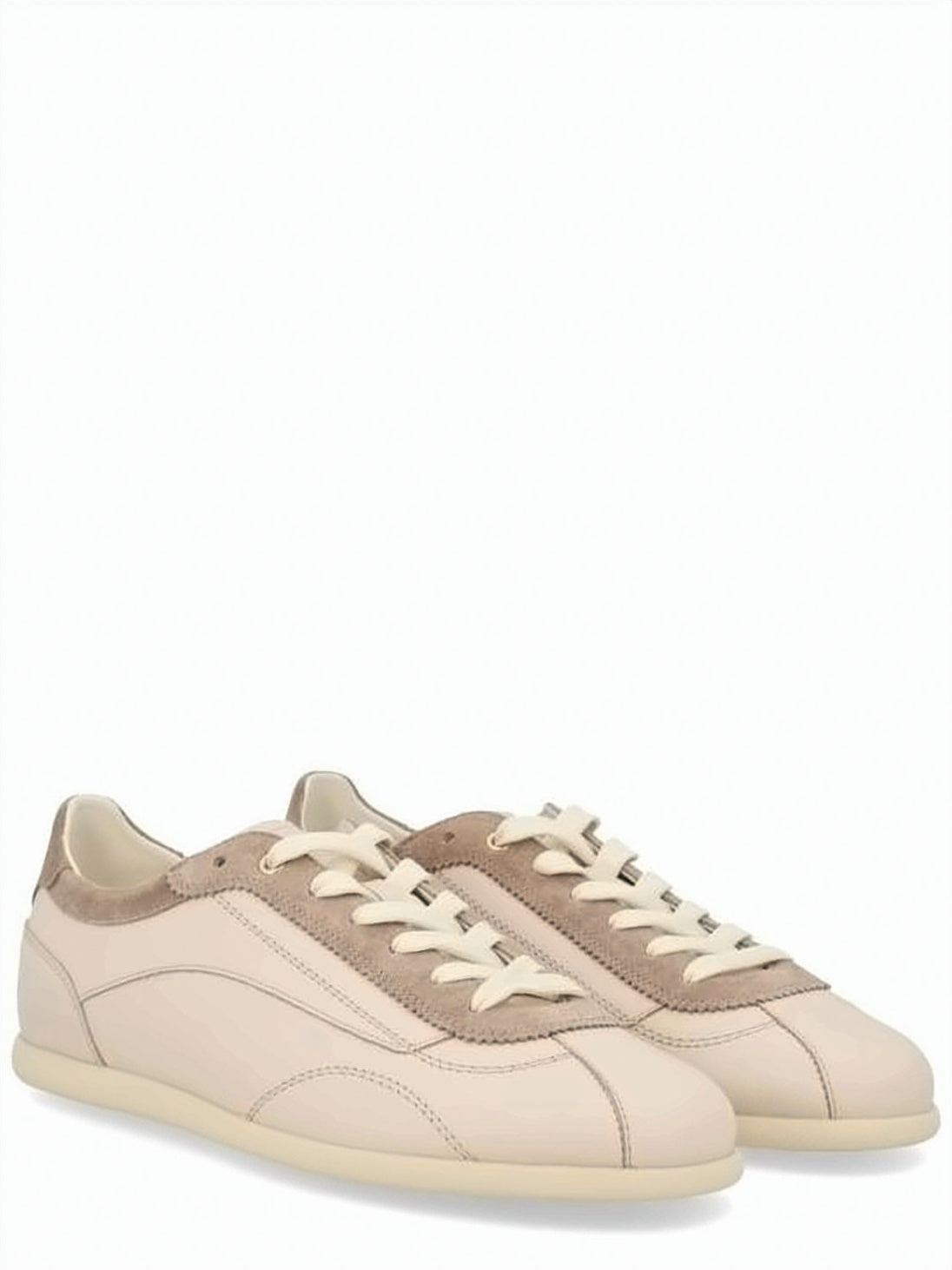 Low-Profile Sneakers with Suede Accents