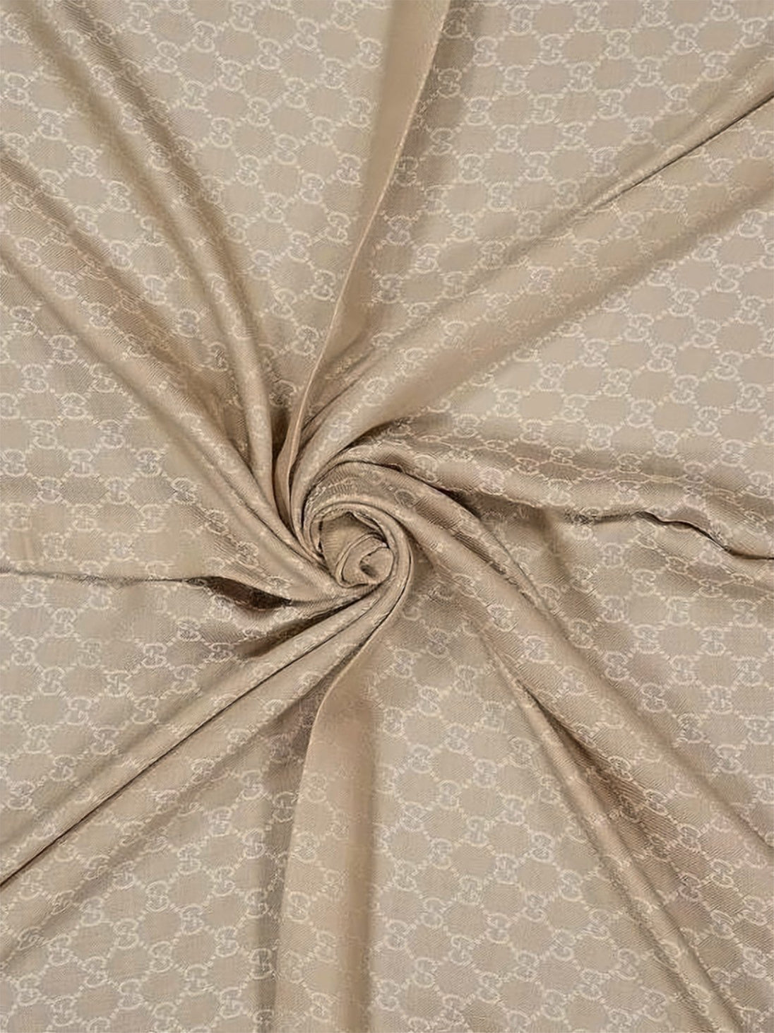 Rectangular Silk and Wool Scarf