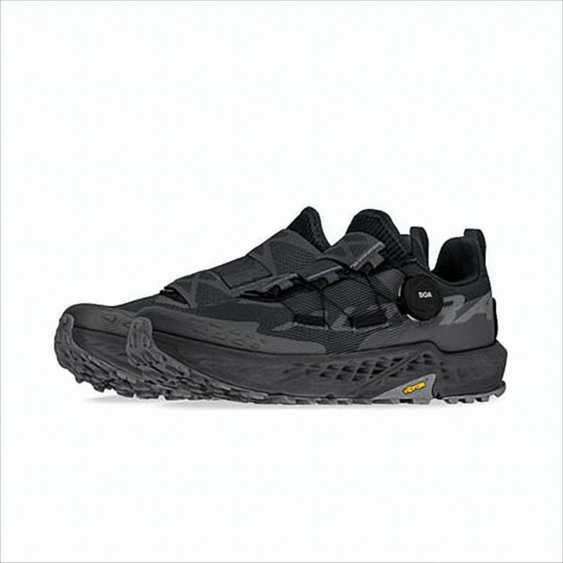 Black Mesh Sneakers with Vibram Sole