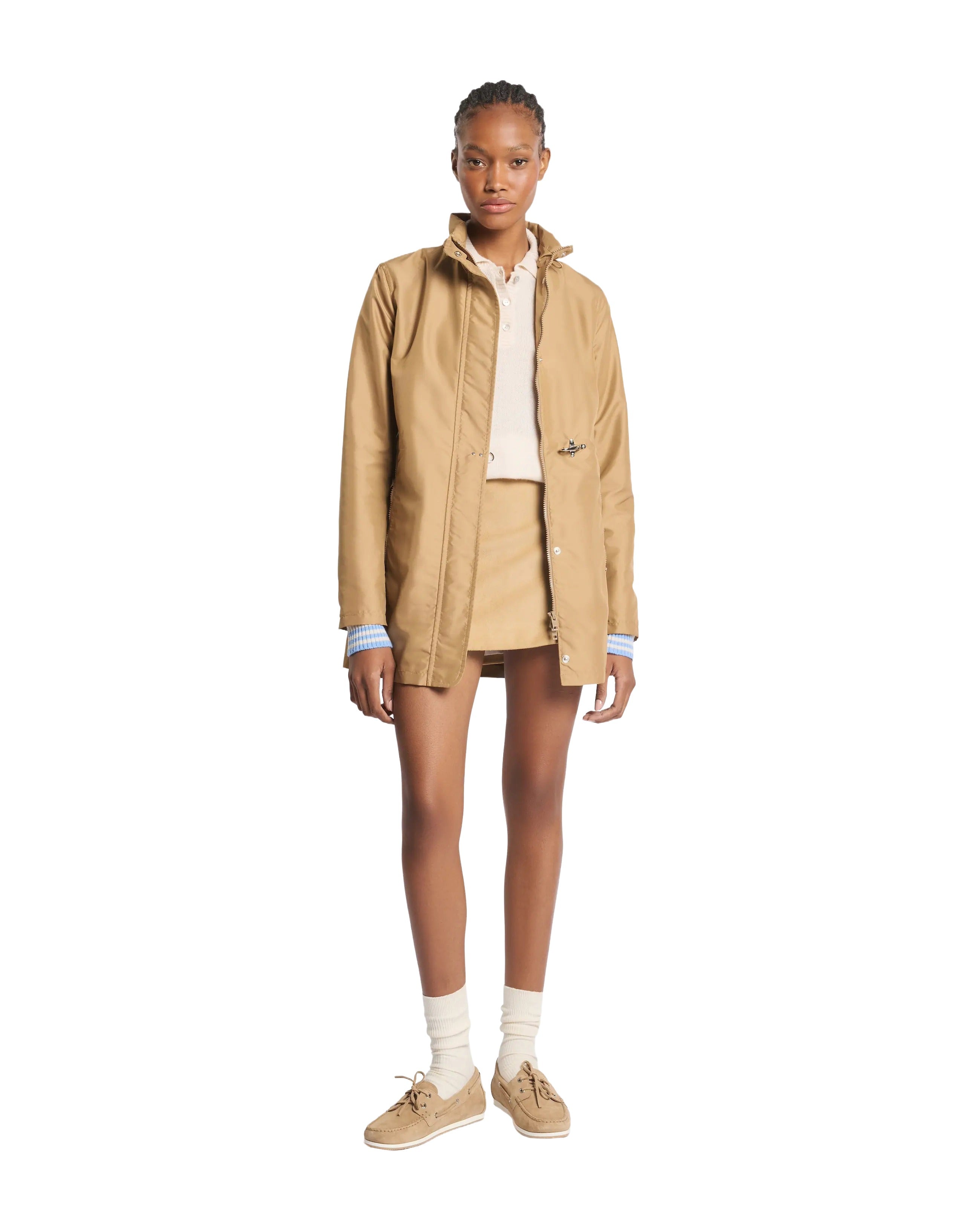 Cappuccino-Toned New Virginia Coulisse Coat