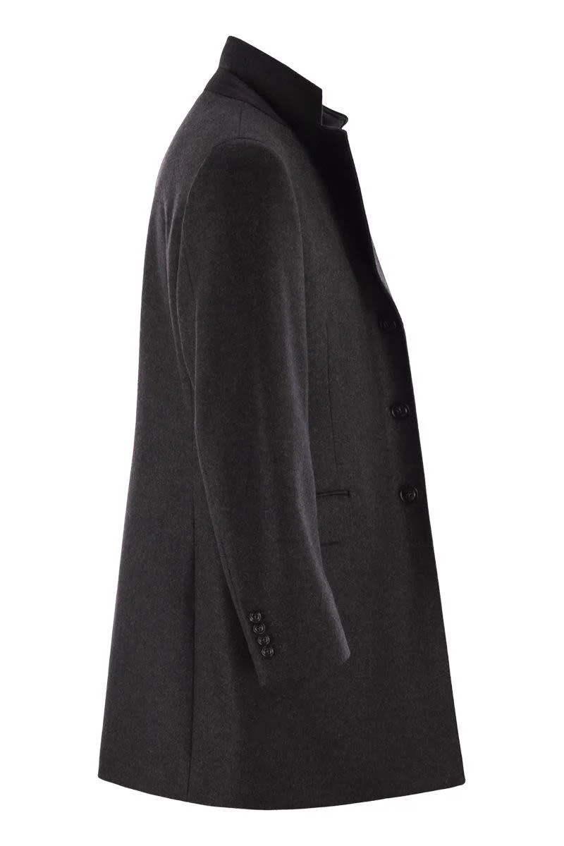 Easy Double-Breasted Coat