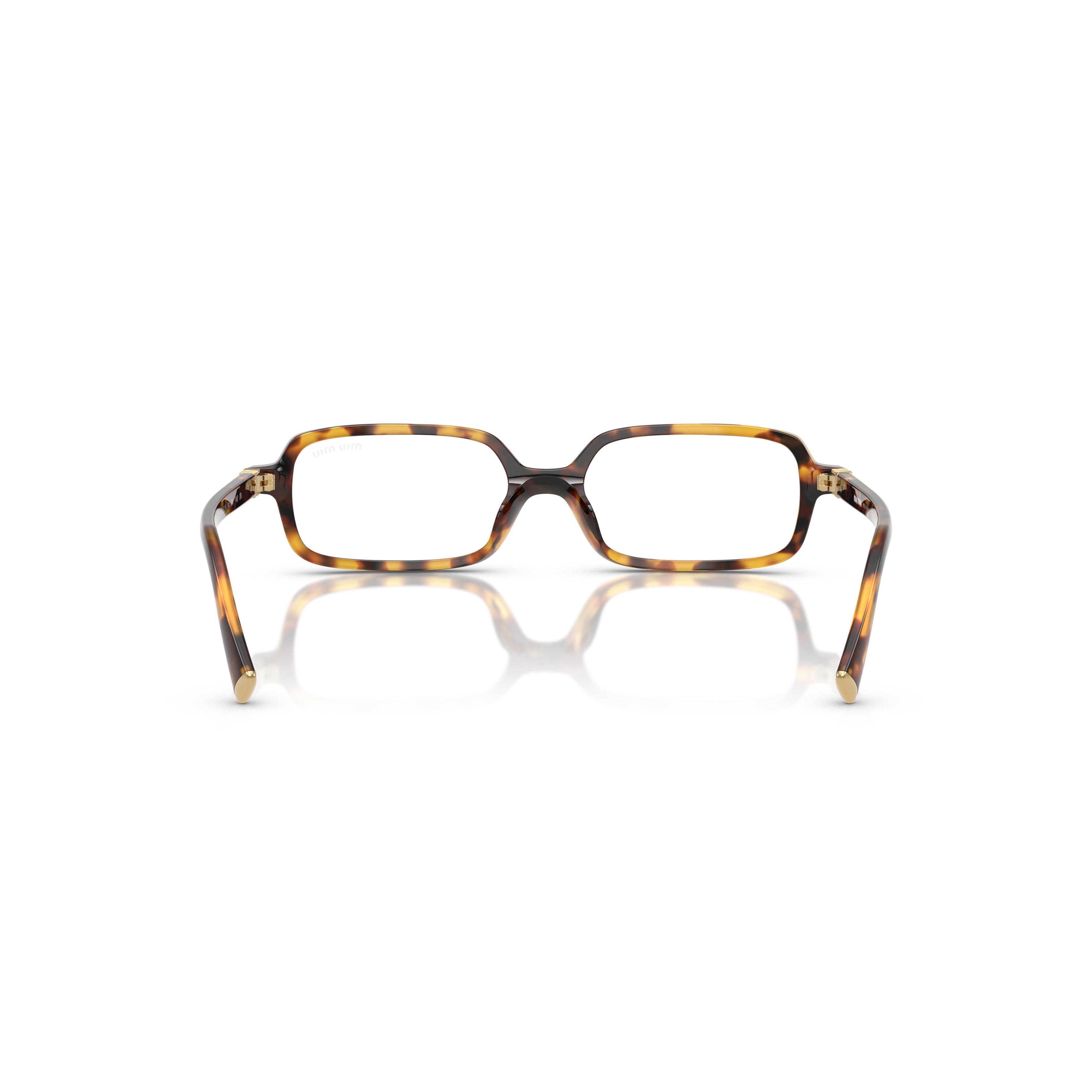 0mu 11zs Rectangular Tortoiseshell Acetate Eyeglasses