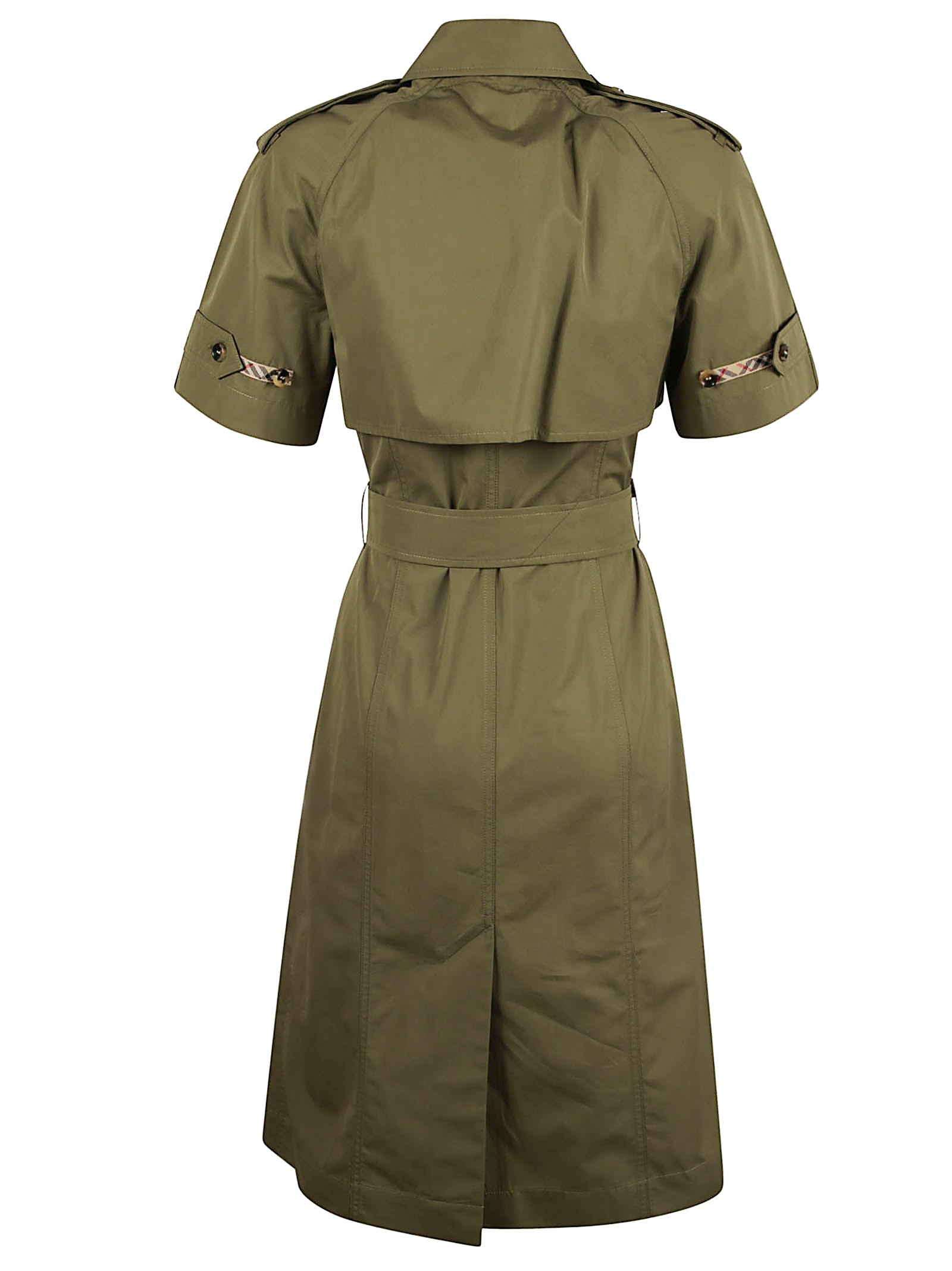 Structured Trench Coat-Inspired Dress