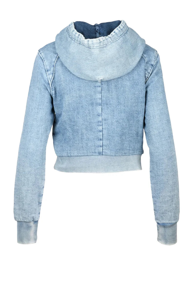 Cropped Sweatshirt - Blue