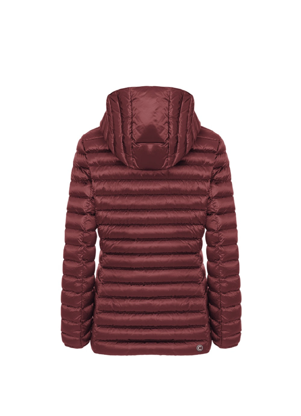 Recycled Fabric Padded Jacket with Fixed Hood