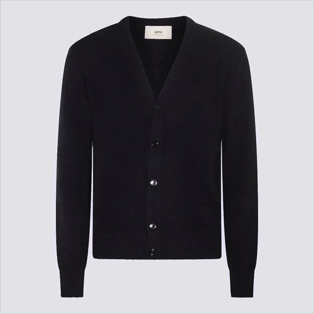 Classic V-Neck Cashmere and Wool Cardigan
