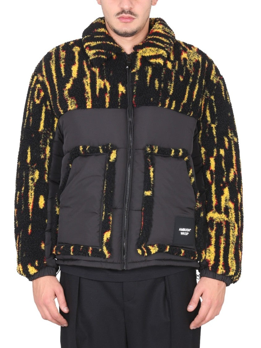 Textured Casual Jacket With Classic Collar