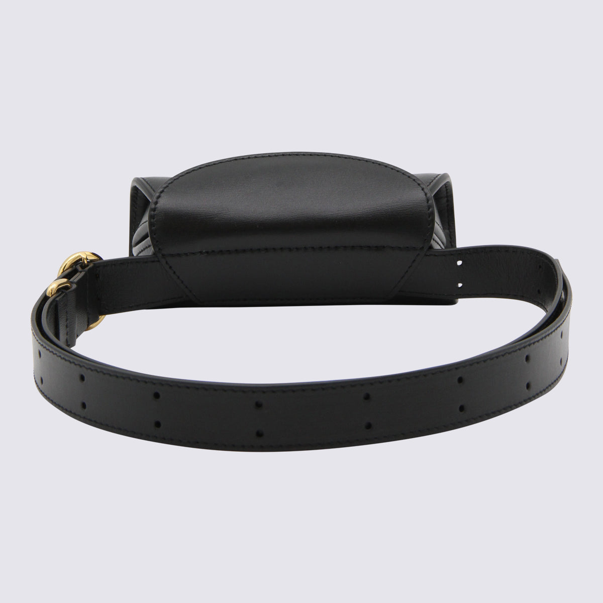 Black Leather Crossbody Bag