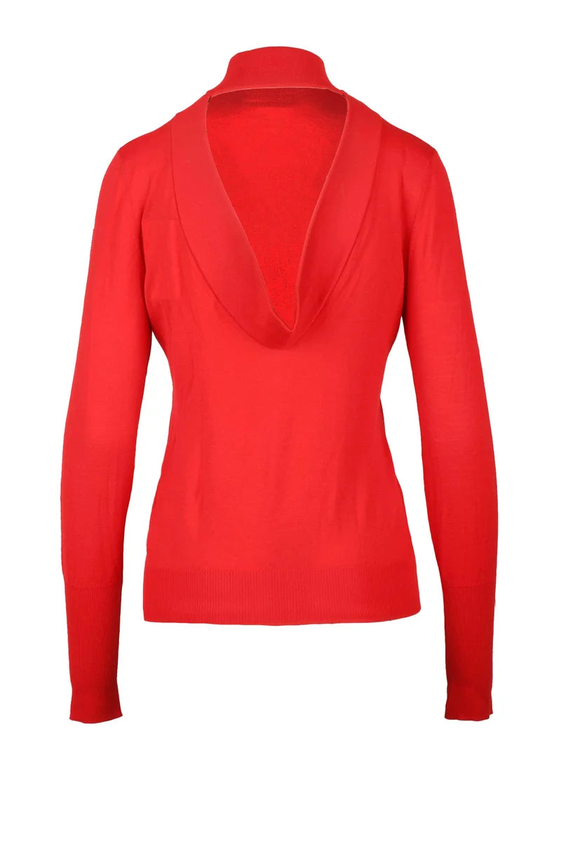 Wool Turtleneck - Red