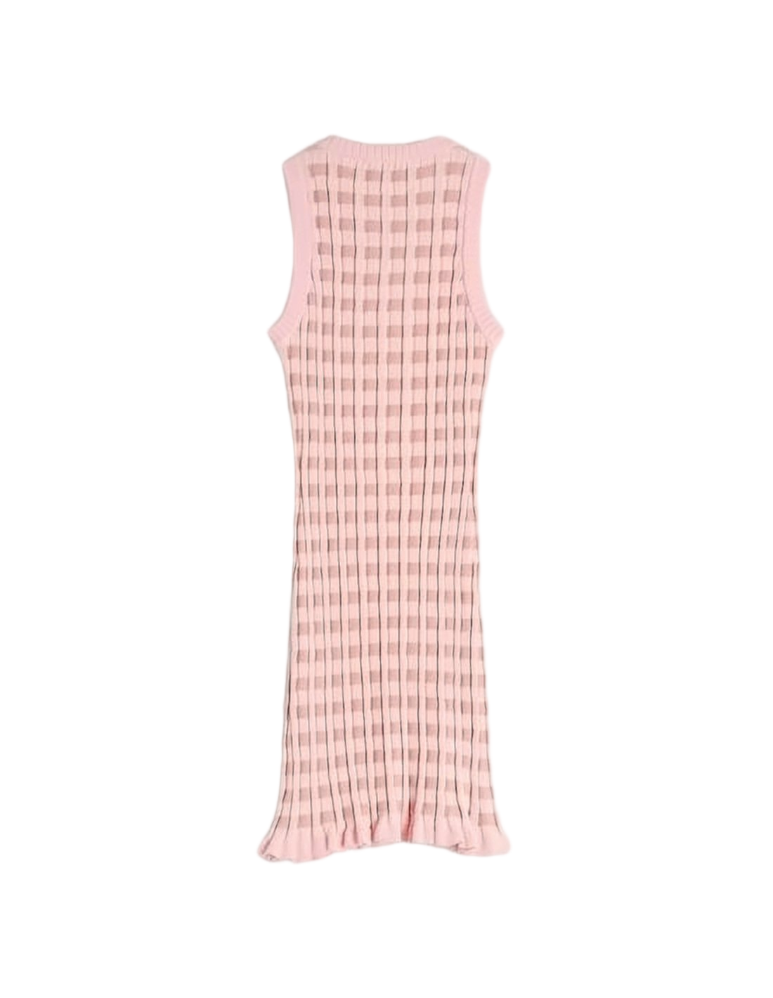 Ribbed Knit Midi Dress