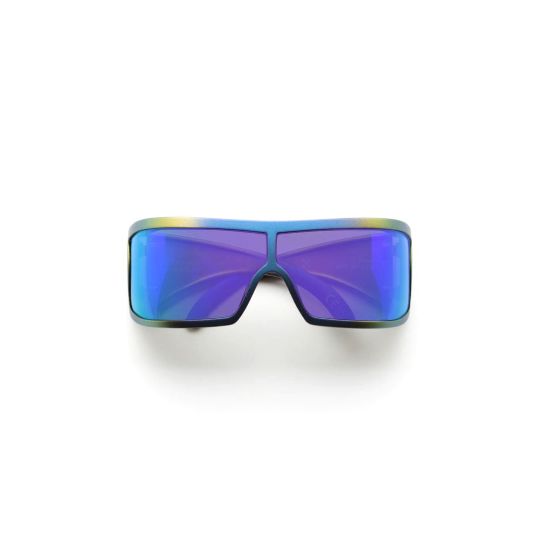 Bones Peridot Oversized Shield Sunglasses