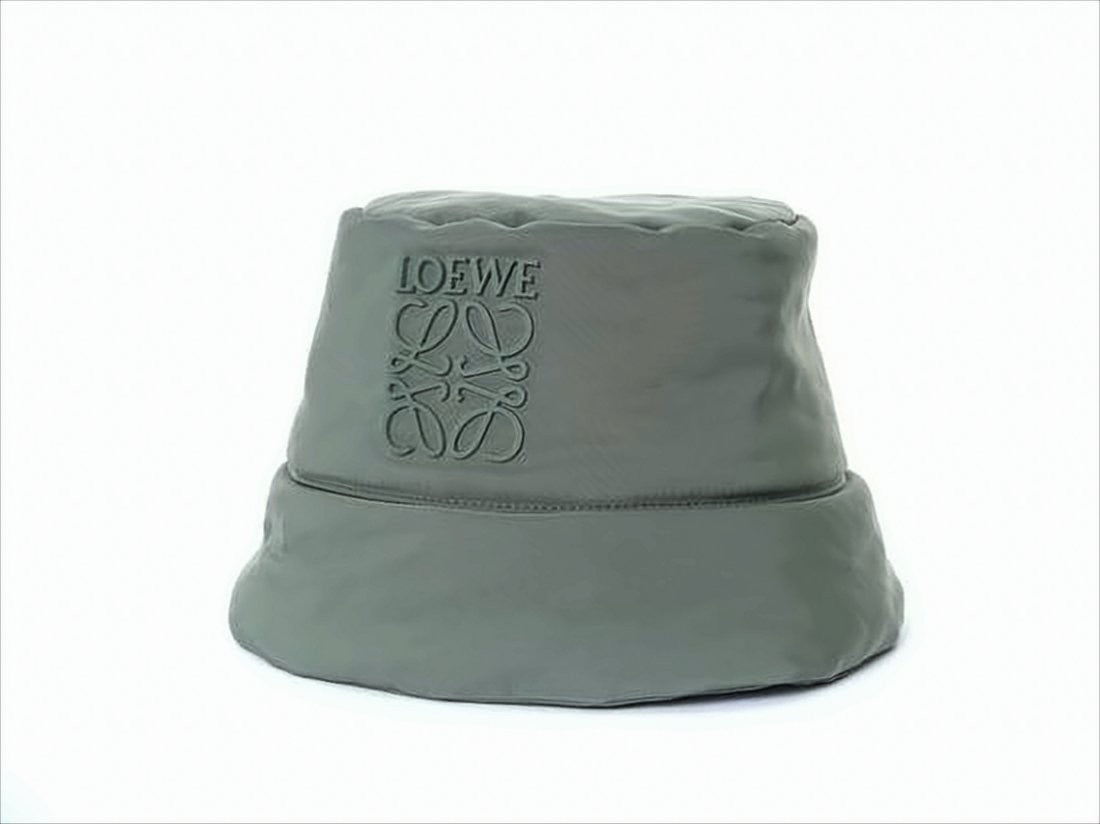 Nylon Bucket Hat with Tonal Embroidered Logo